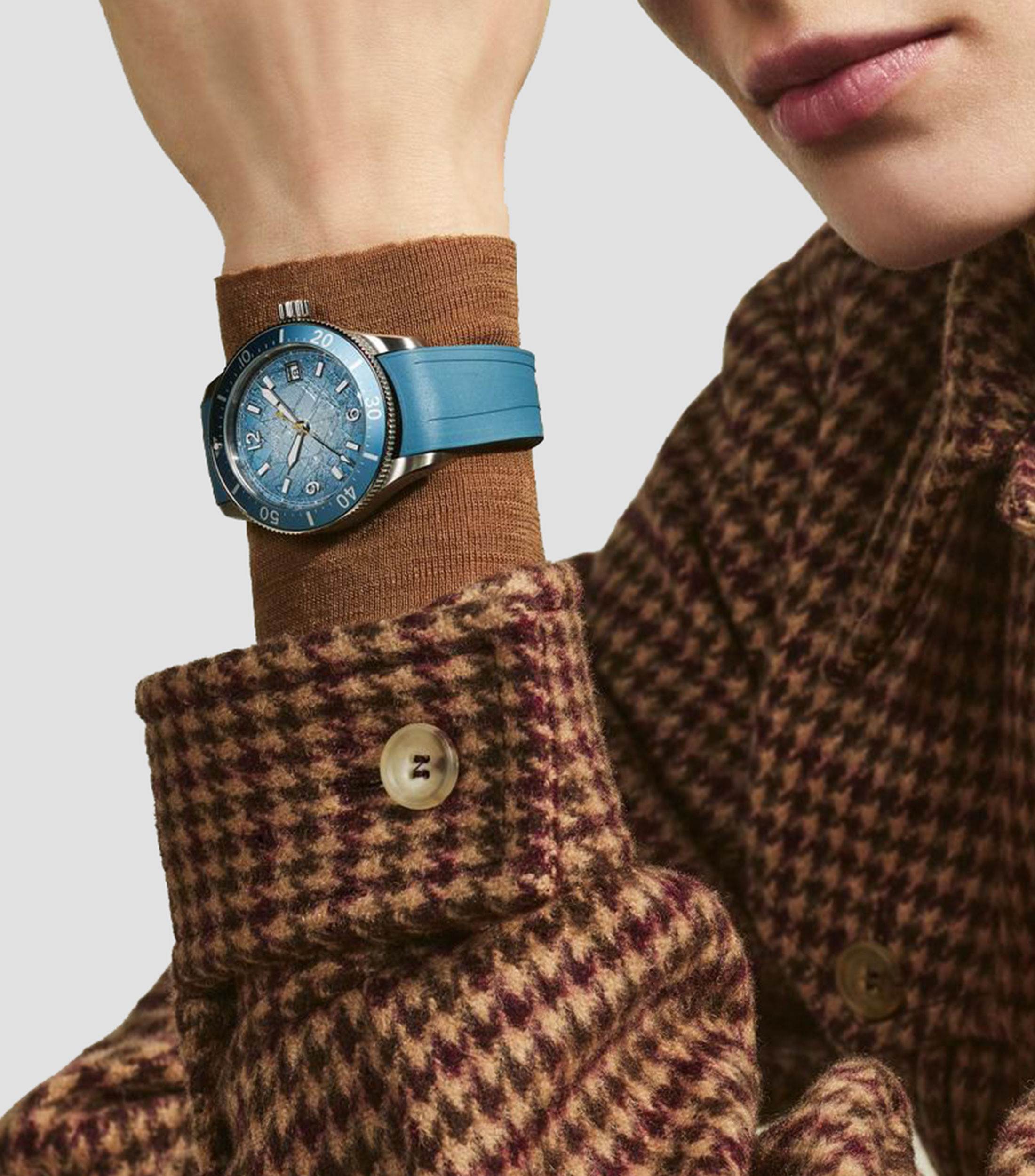 Reloj Mujer Iced Sea Automatic Date 0 Oxygen Casual, Azul
