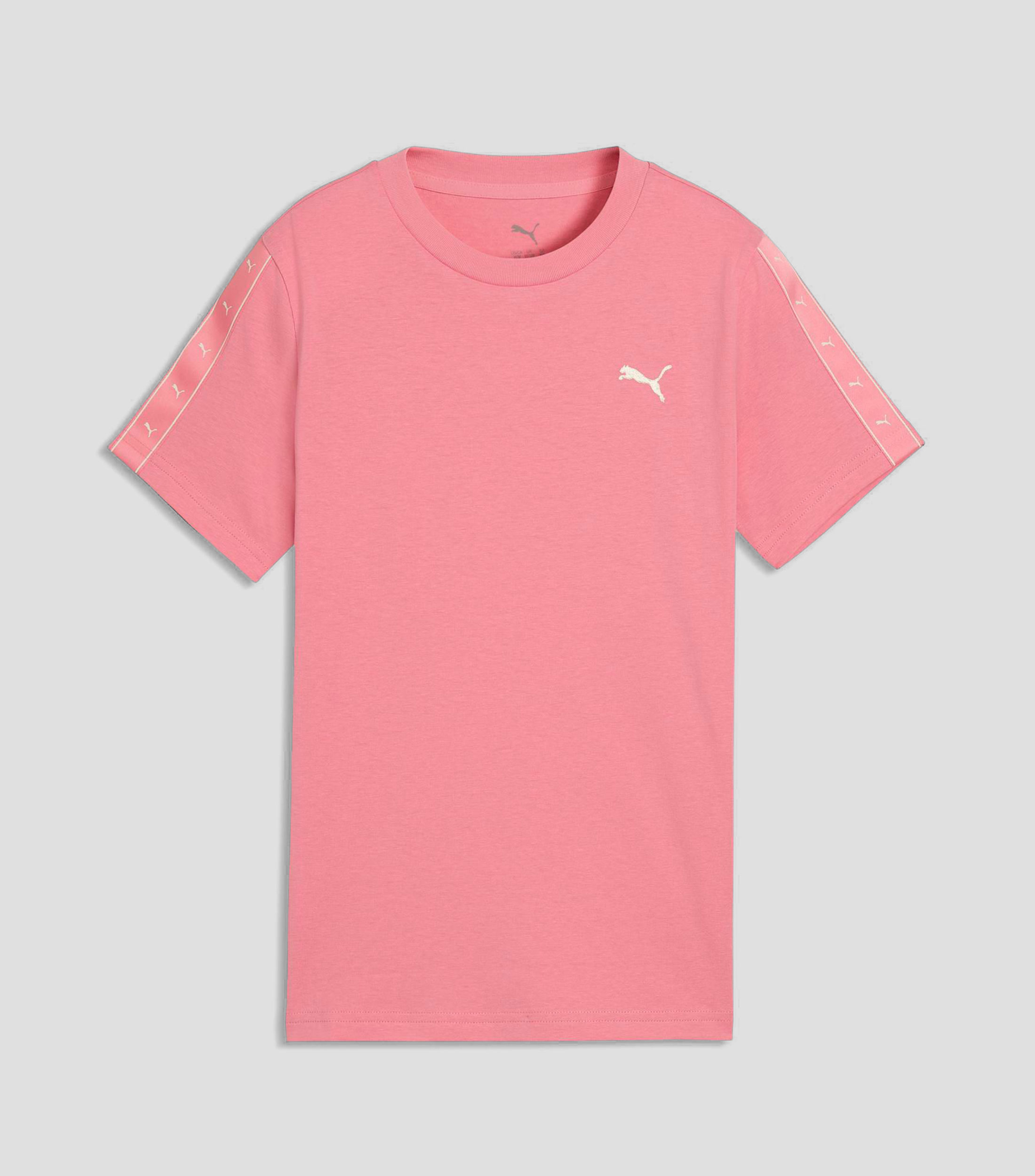 Playera casual Ess Tape cuello redondo manga corta lisa Niña