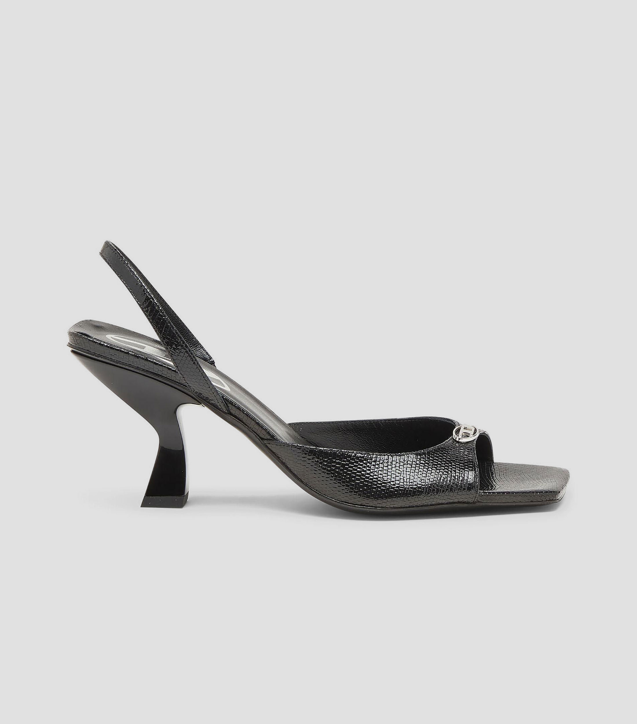 Sandalias Slingback con tacón delgado de 7.5 cm Mujer