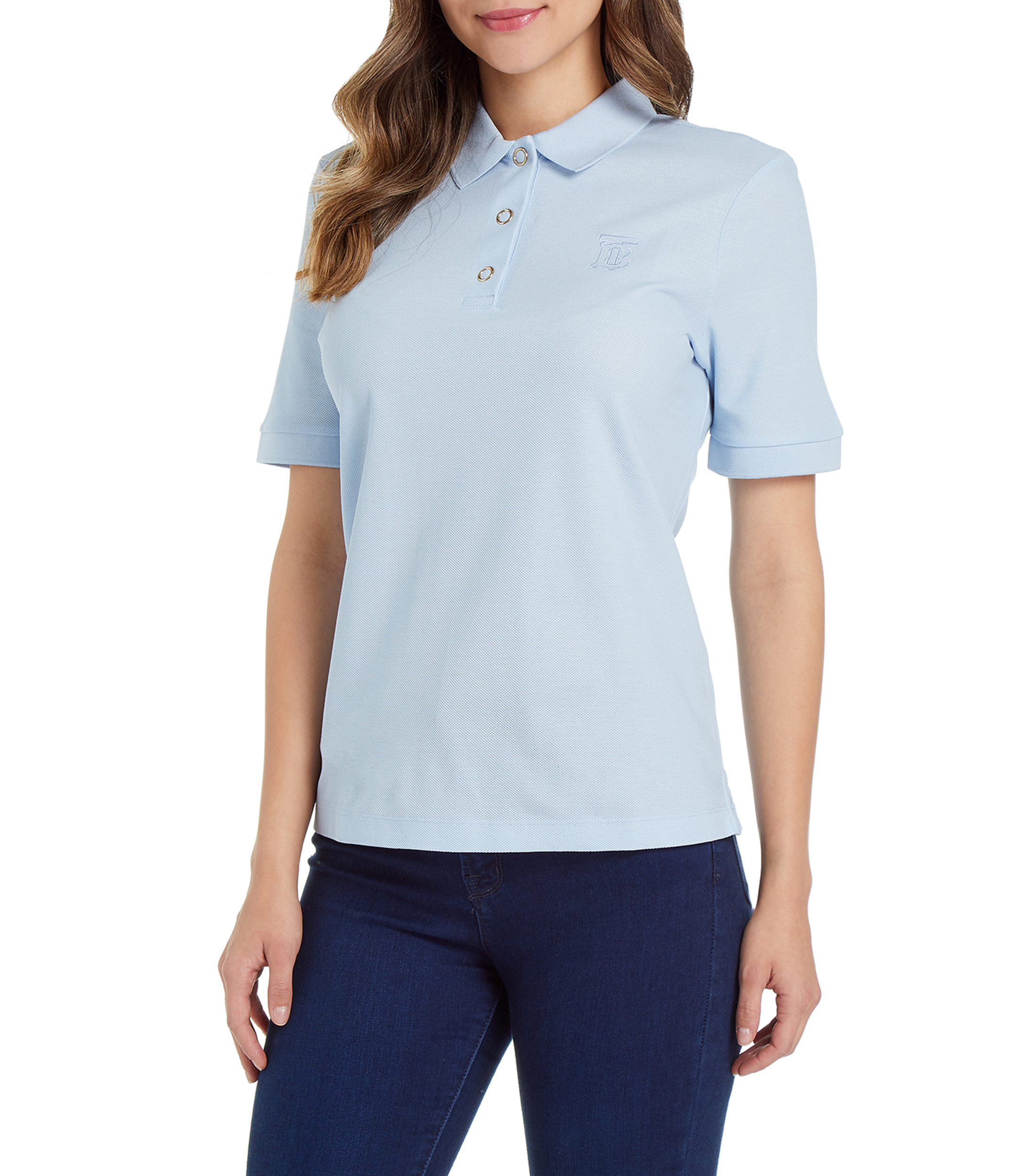 playera tipo polo burberry