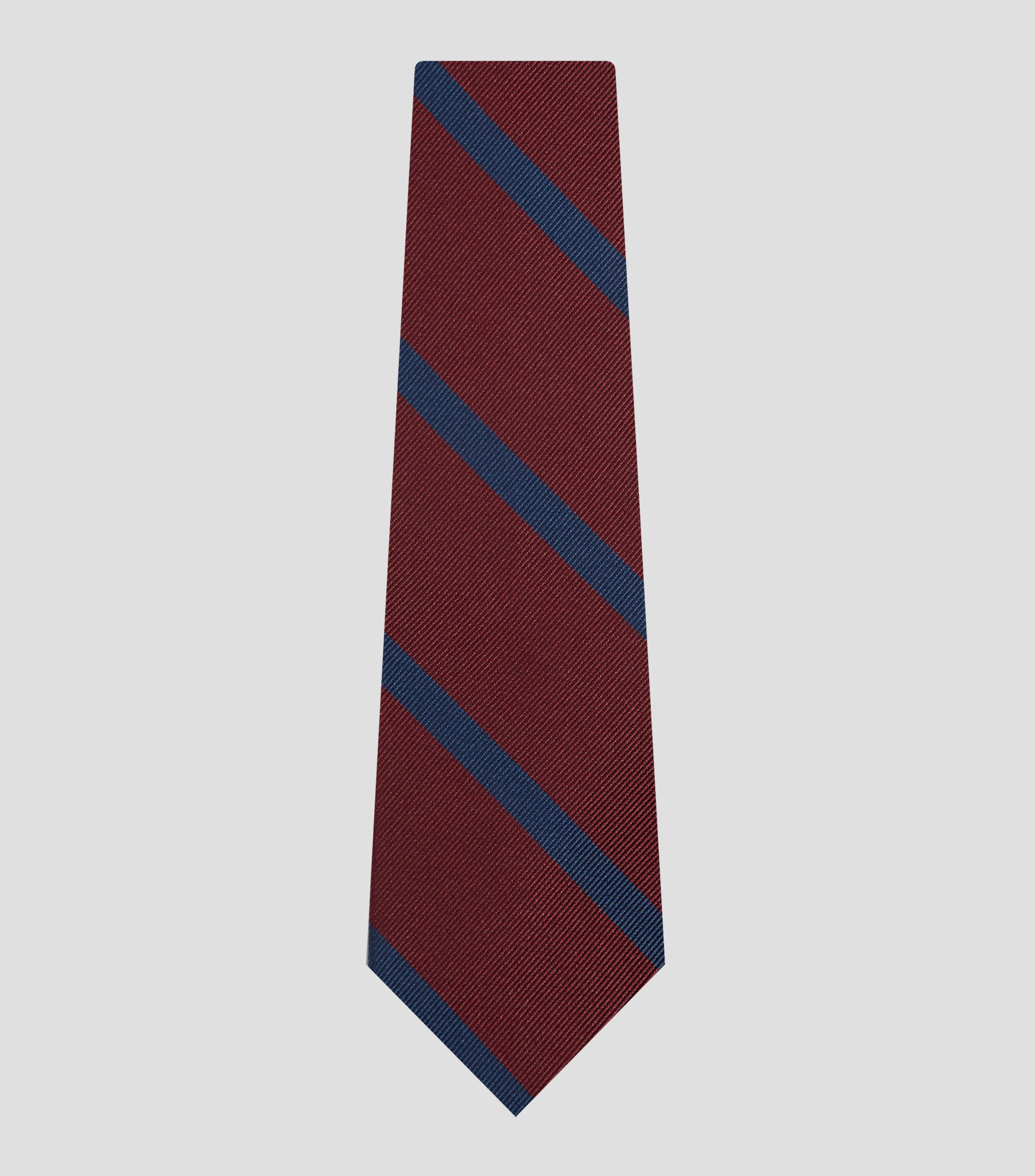 Corbata ancha de seda a rayas