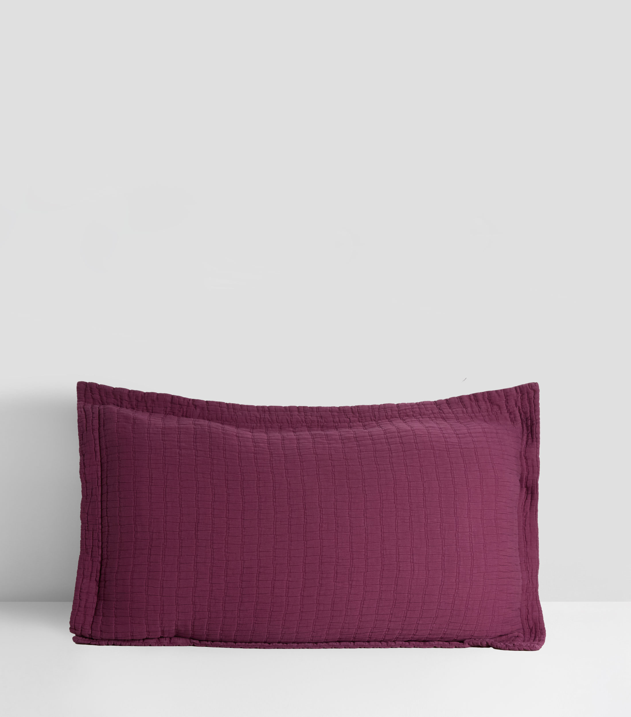 Funda para almohada King Size en algodón Minimal Morado