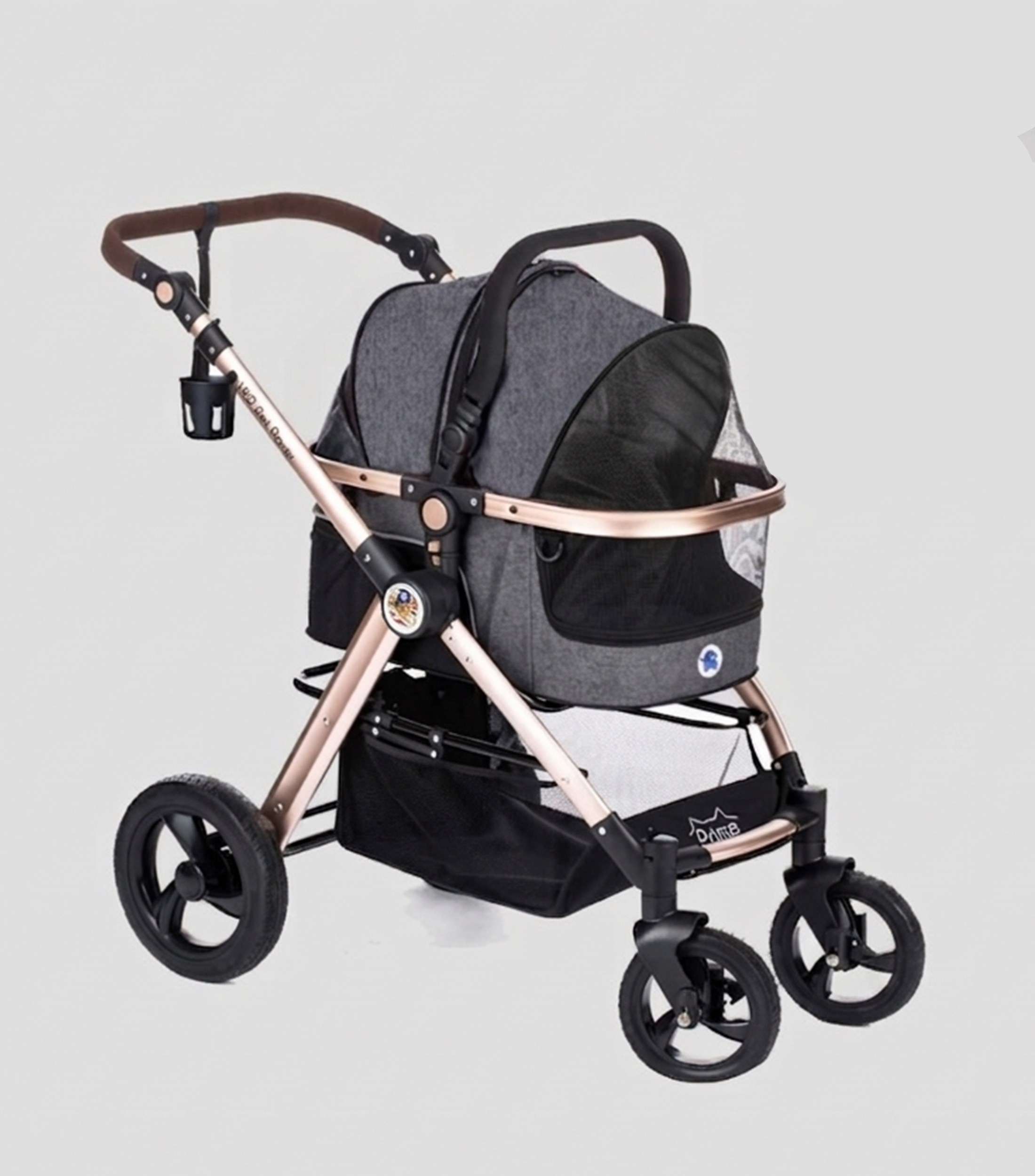 Carriola para Mascota Prime Gris