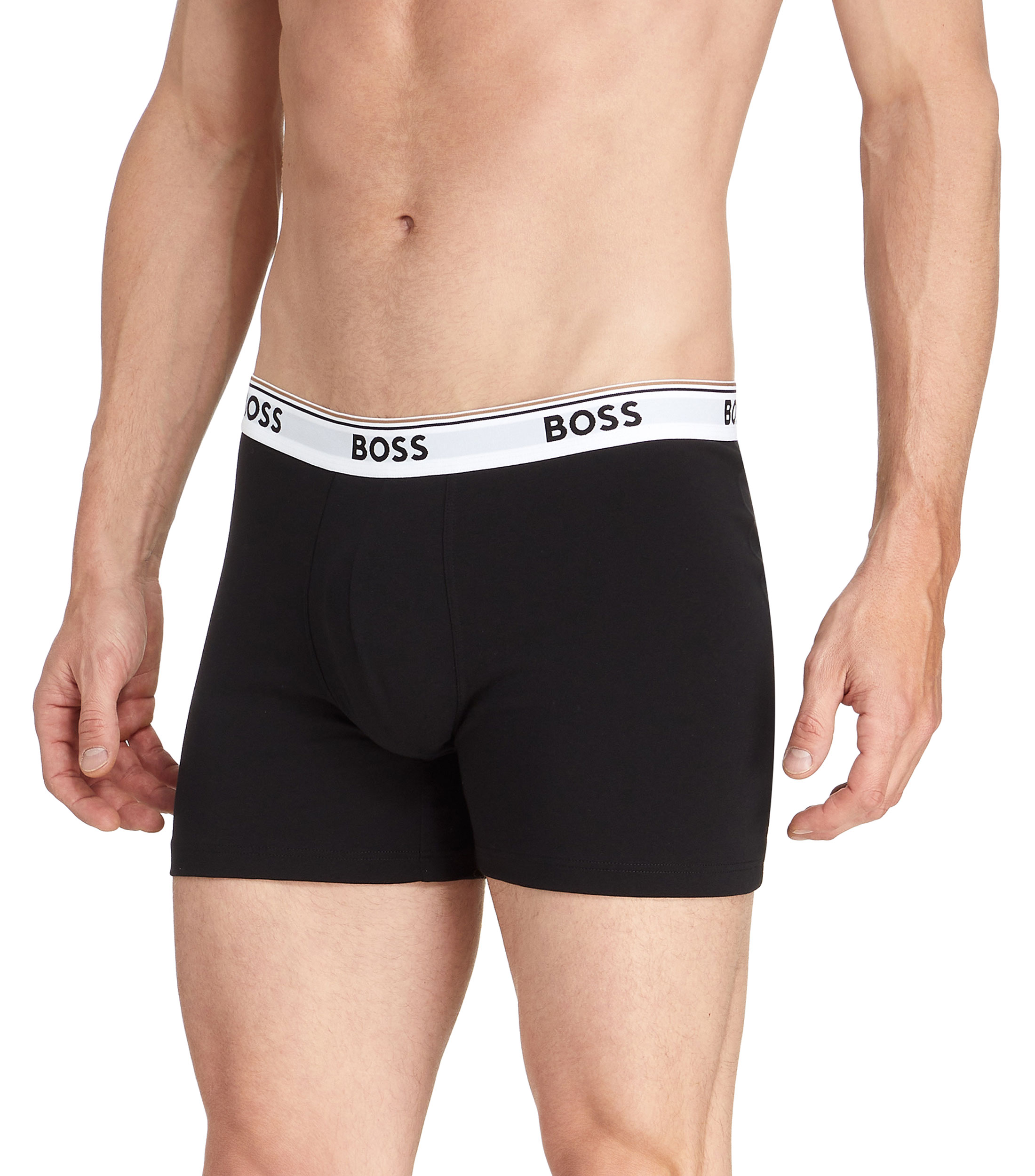 Boss Boxer Corti Uomo - Confezione Multicolore In Cotone Ed Elastan, Vestibilità Comoda - 5