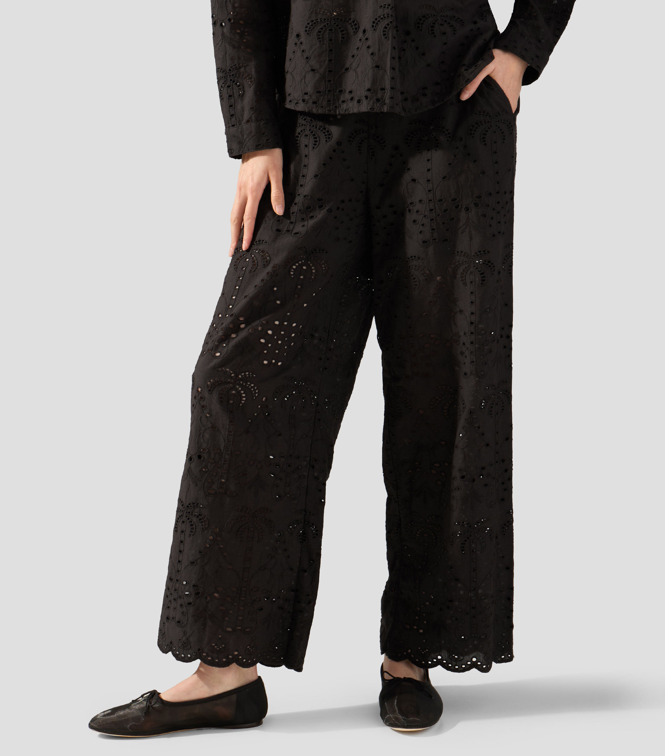 Pantalón casual tipo capri Mujer