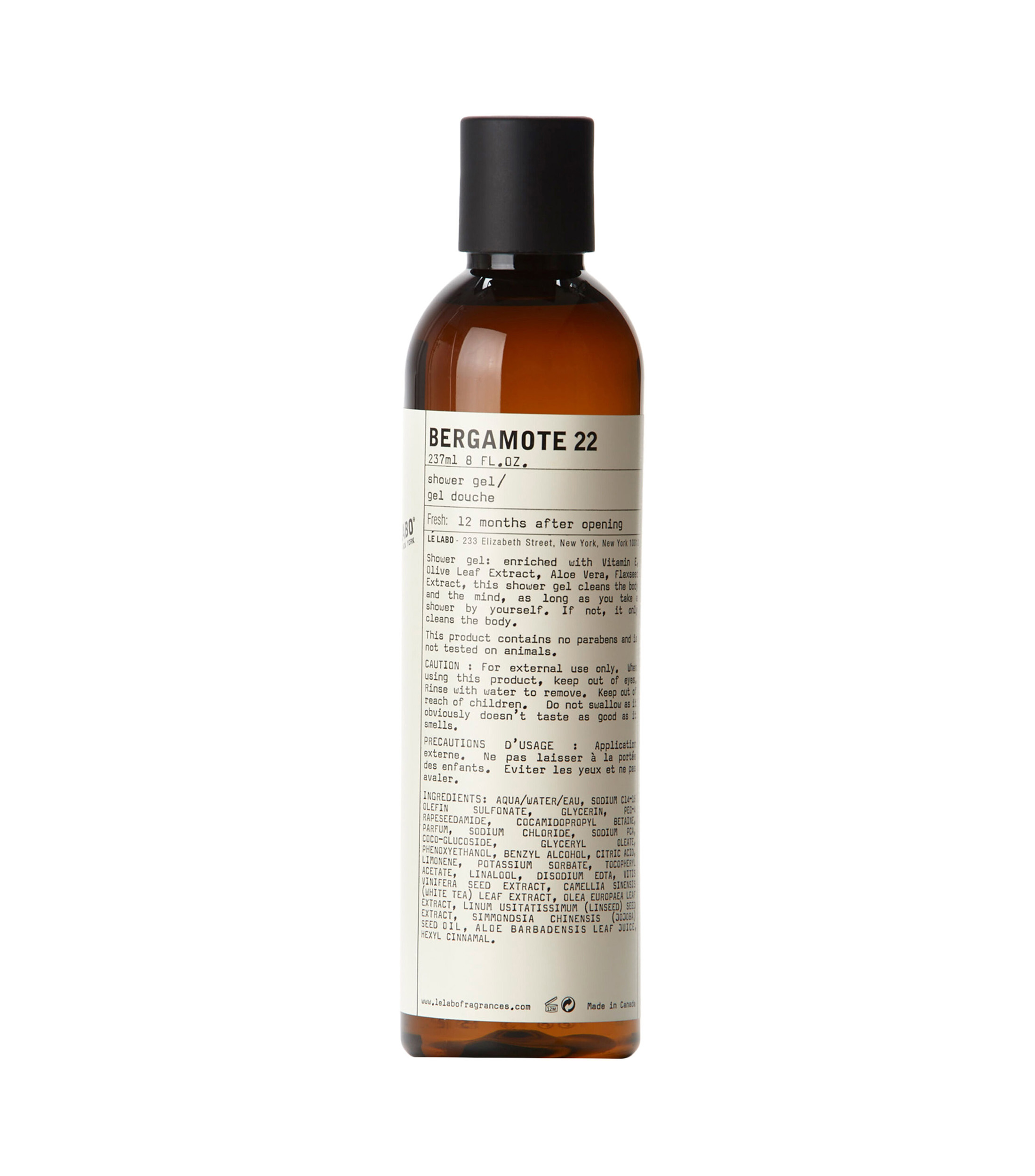 Gel de Ducha Bergamote 22, 237 ml