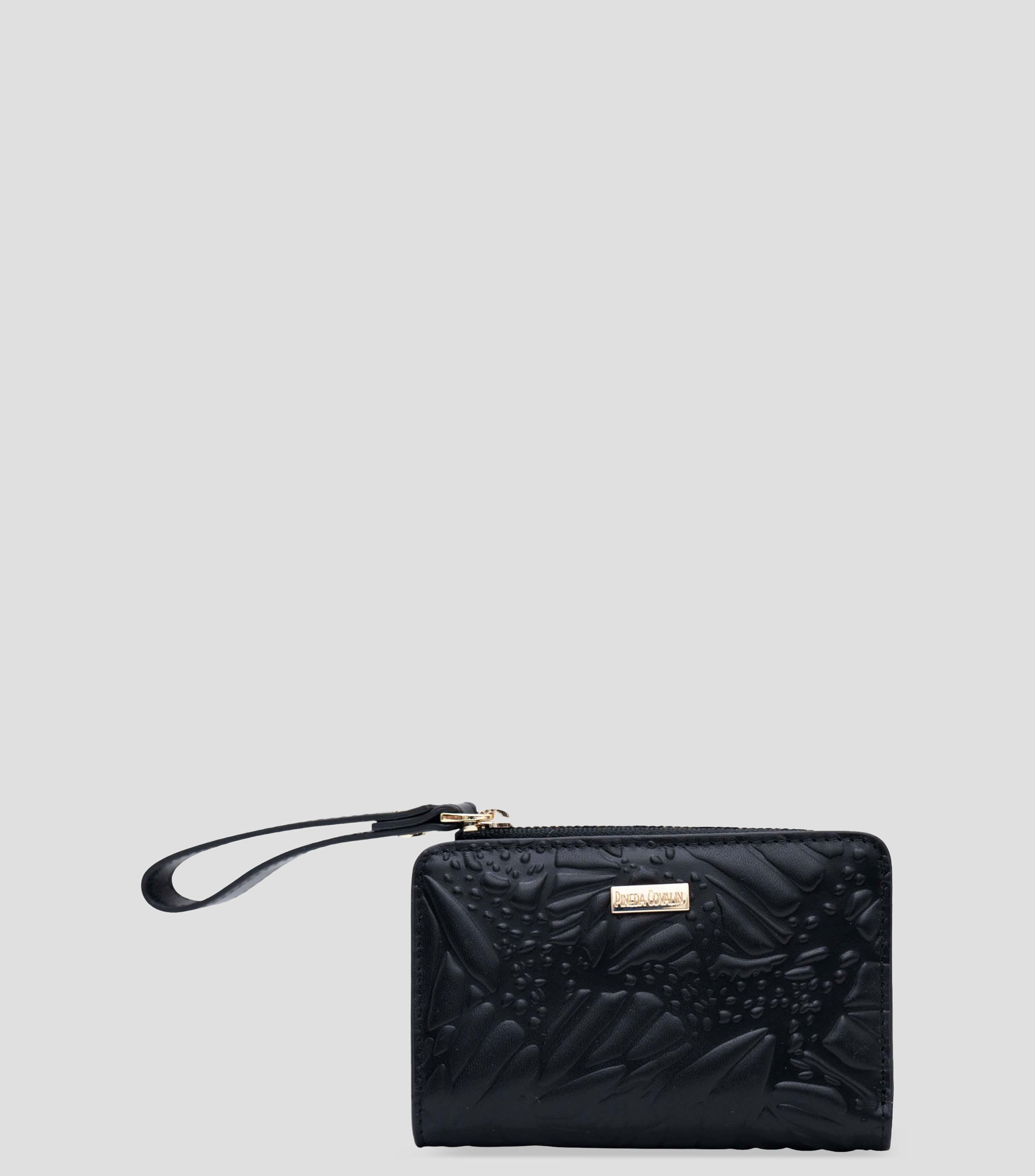 Cartera lisa con grabado Mujer