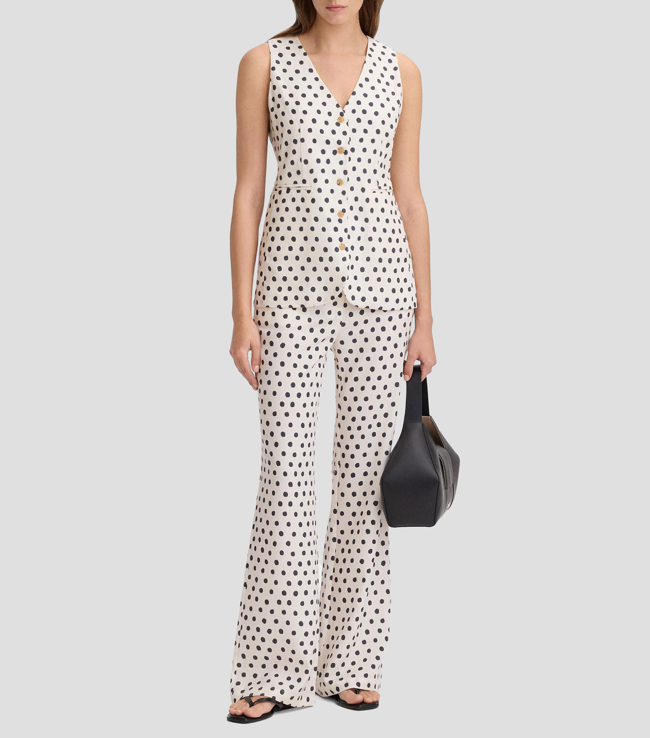 Chaleco estampado Mujer