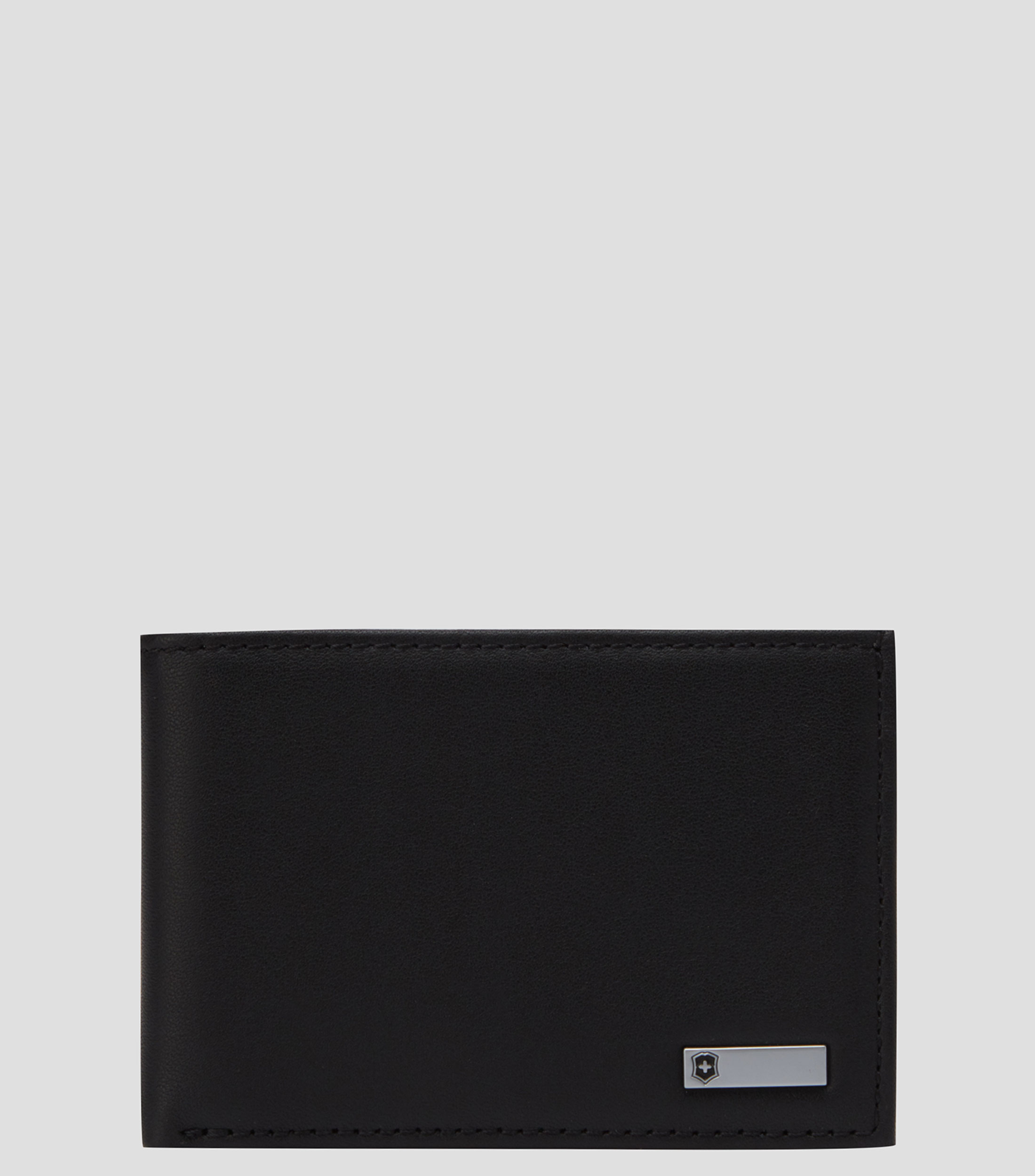 Cartera Bifold Negra en Piel Hombre