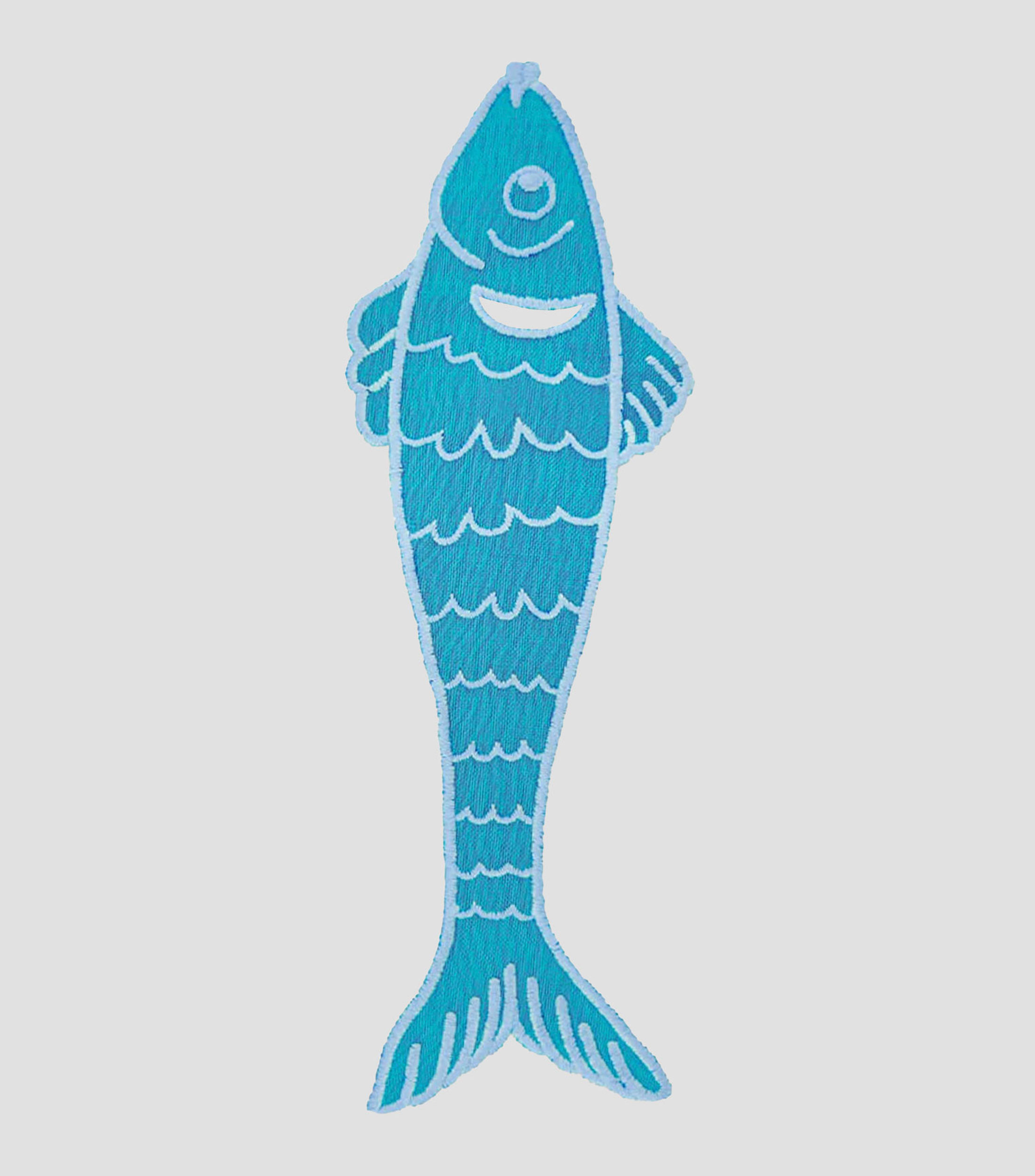 Set de 4 servilleteros de pez azul turquesa, La Mar