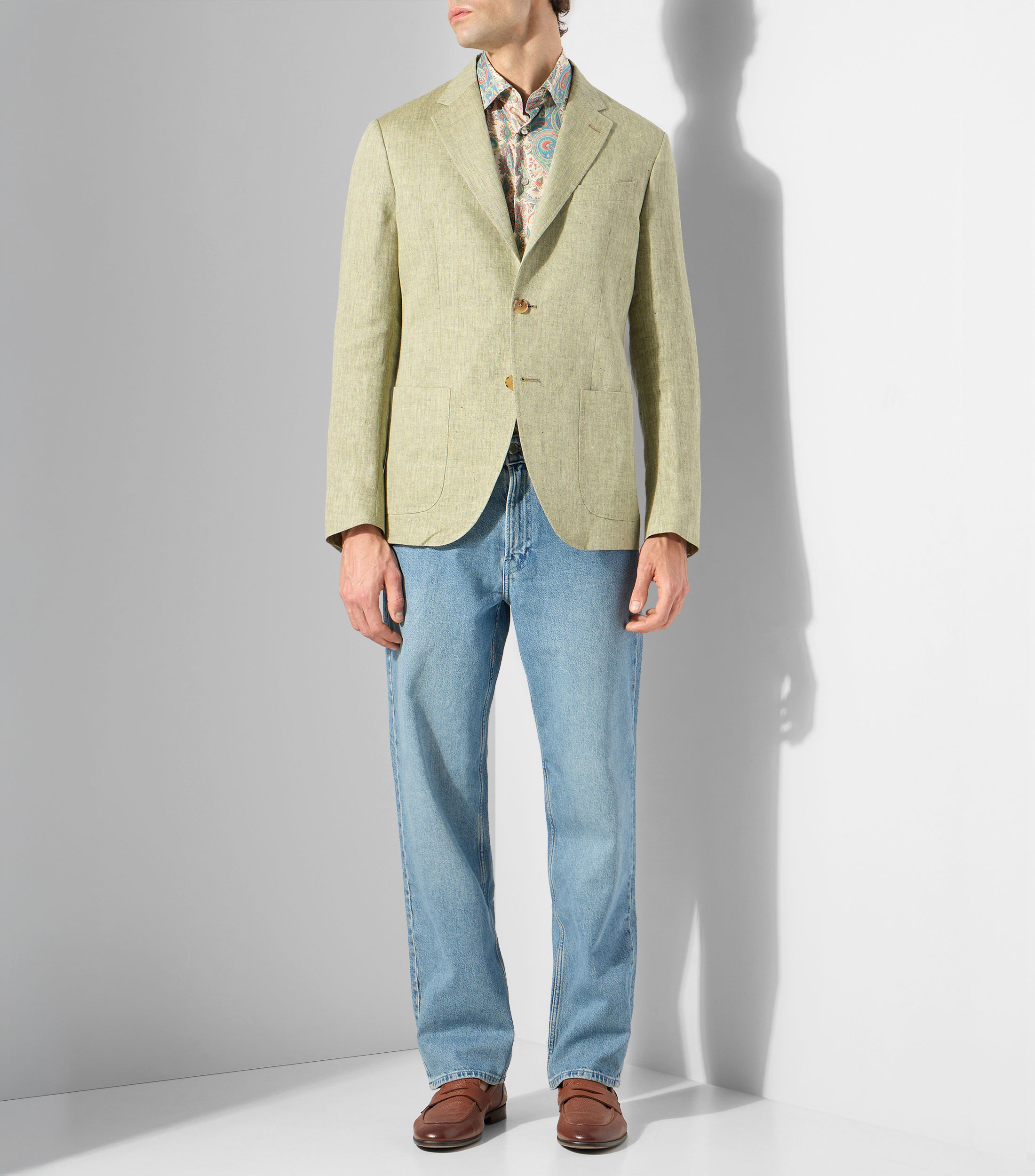 Blazer jaspeado Hombre