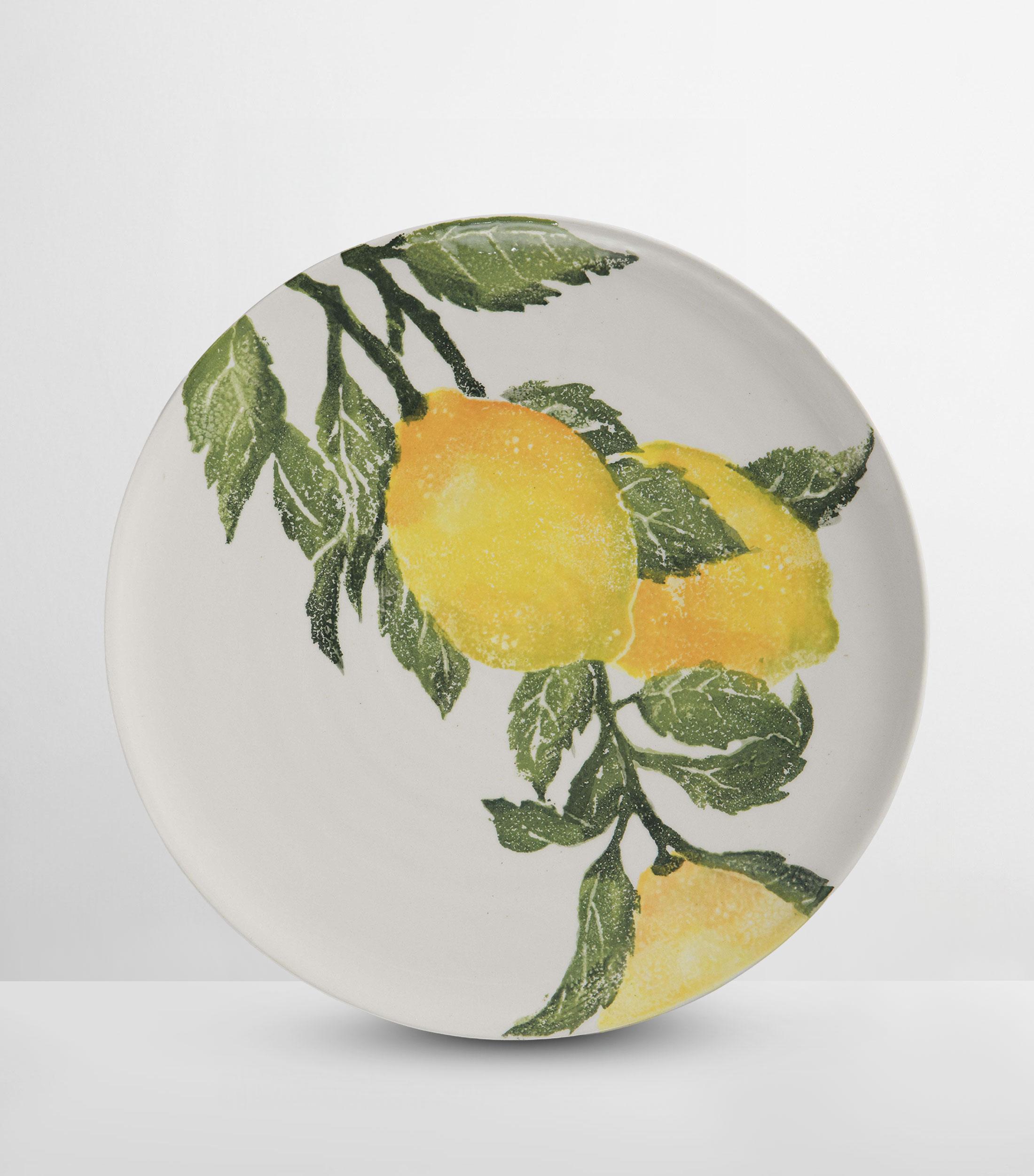 Plato trinche limones en cerámica