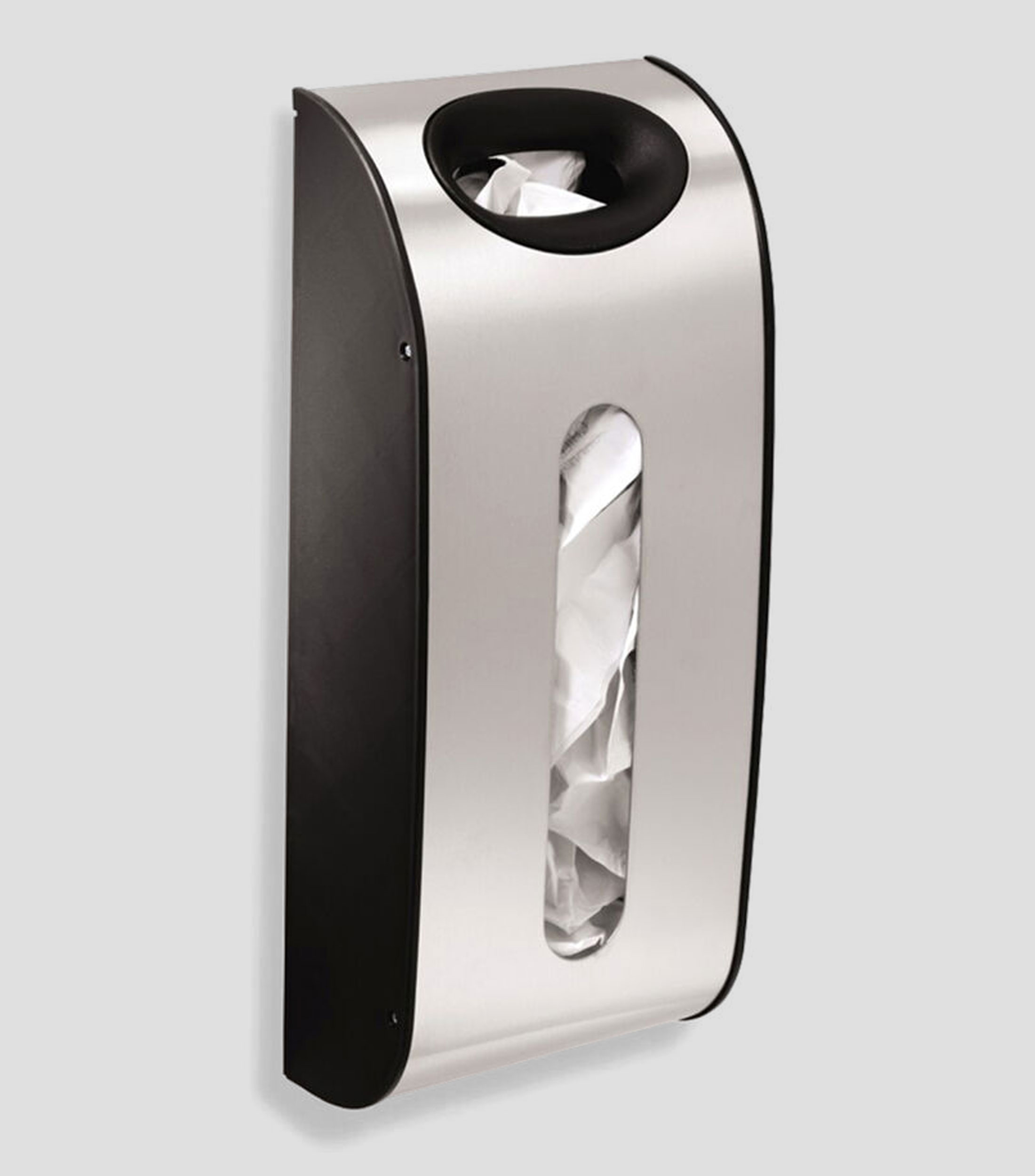 Dispensador de bolsas de pared en acero inoxidable