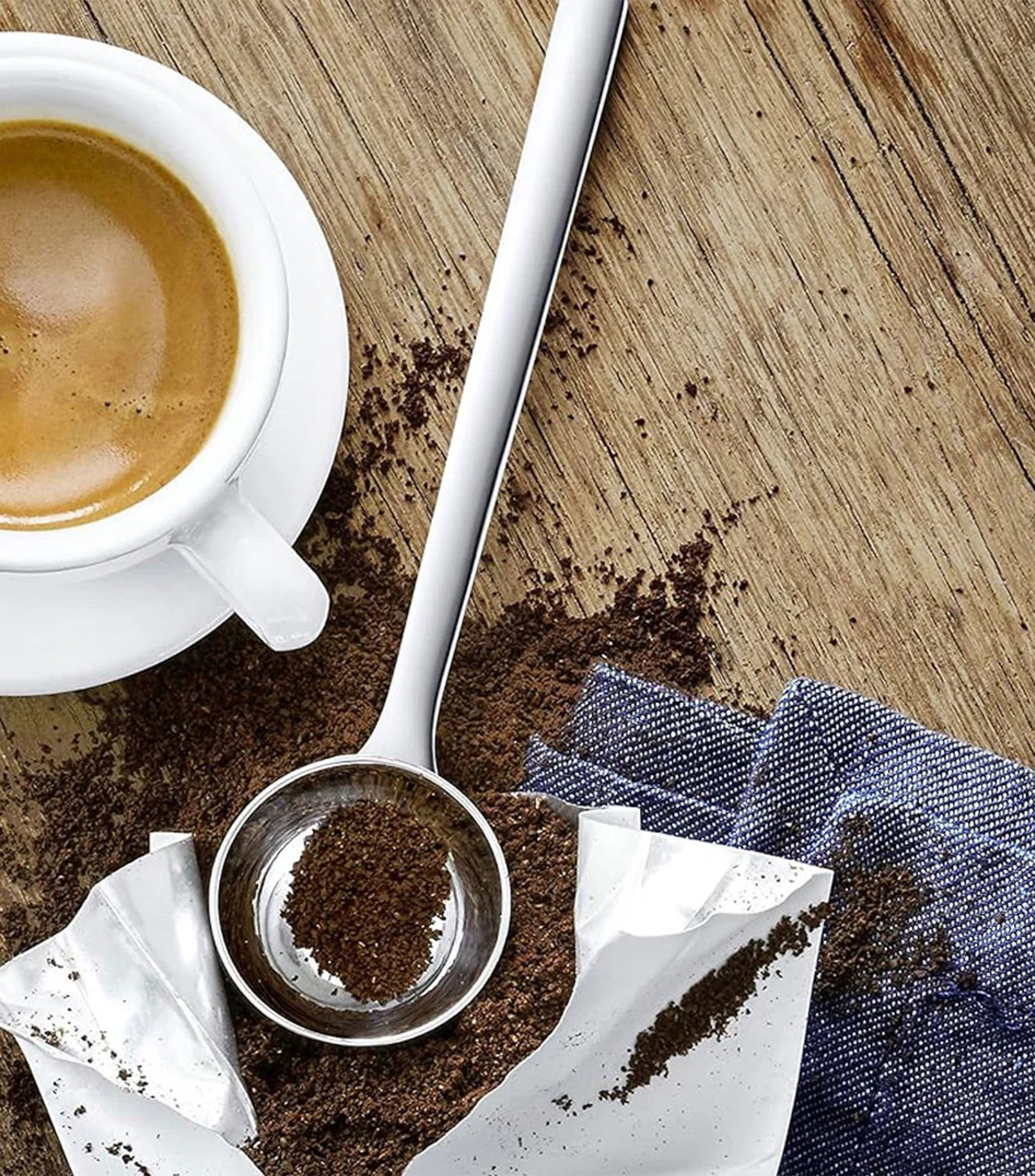 Cuchara Medidora para Café Nuova en acero inoxidable