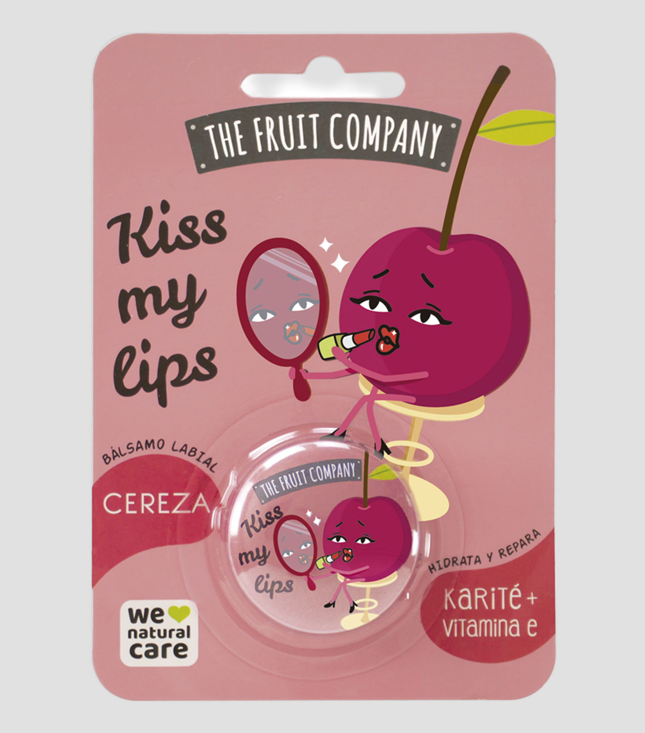Bálsamo Labial Kiss My Lips Cereza, 10 gr