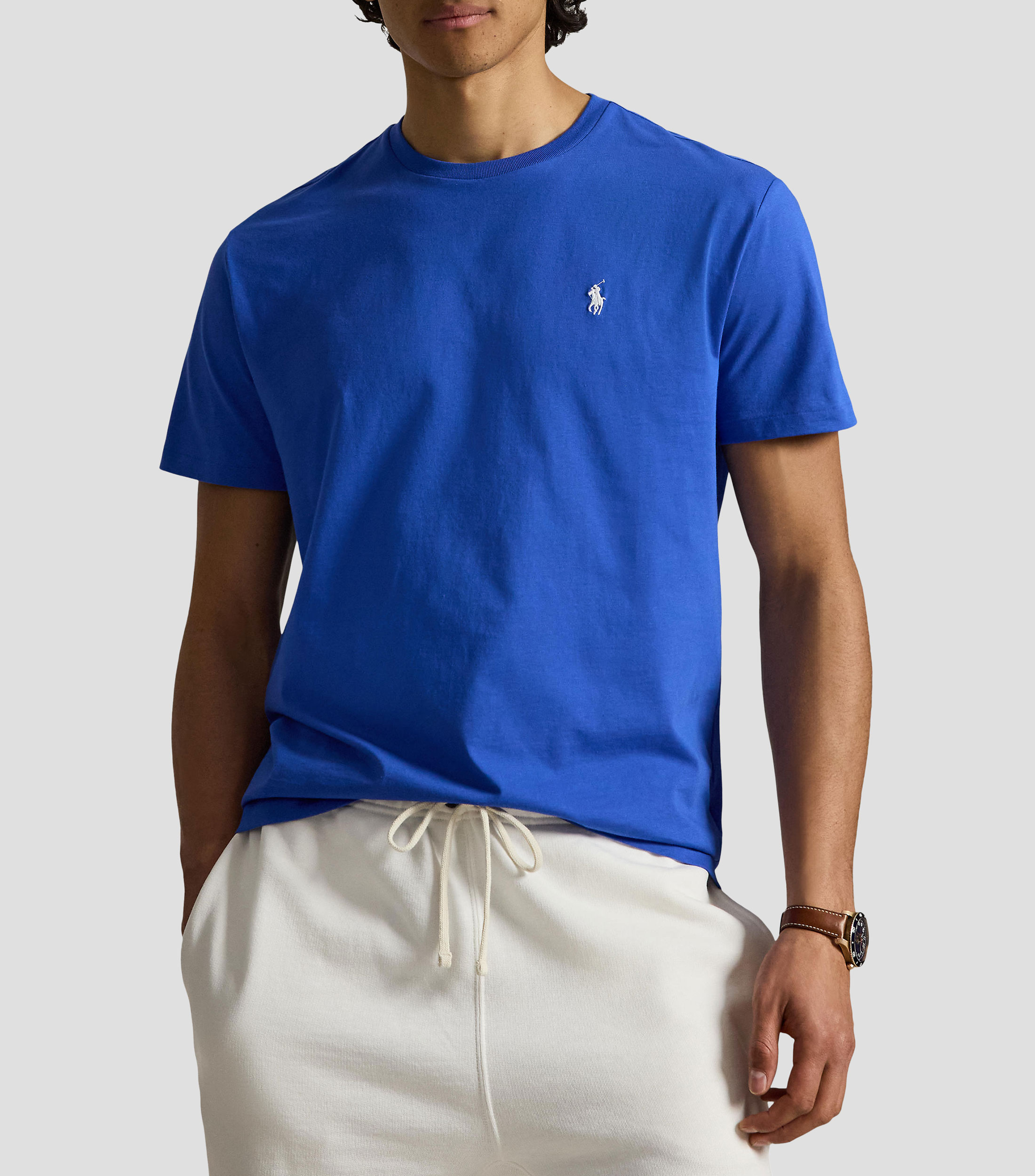 Playera cuello redondo manga corta lisa Hombre