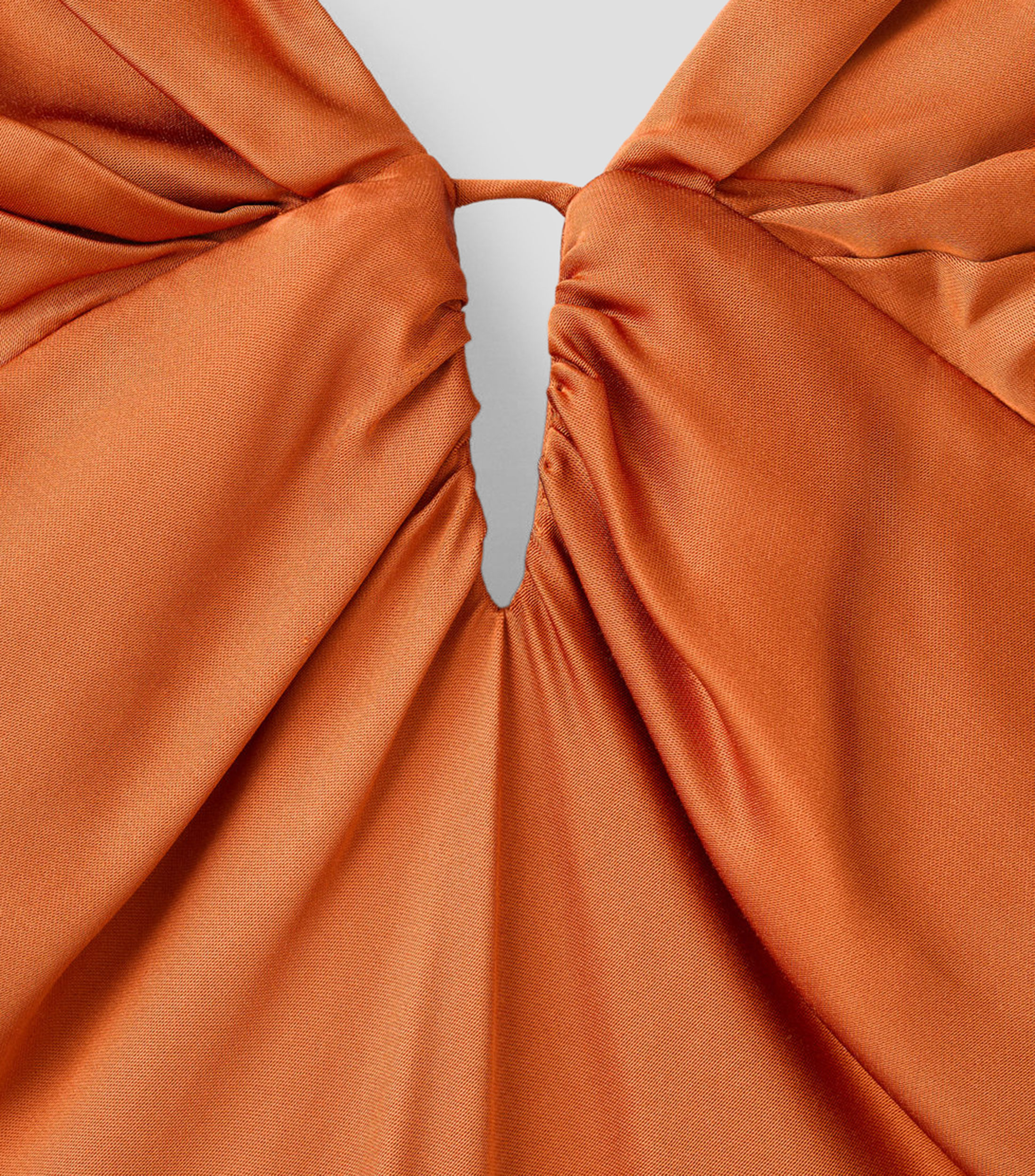 Vestido largo liso Mujer