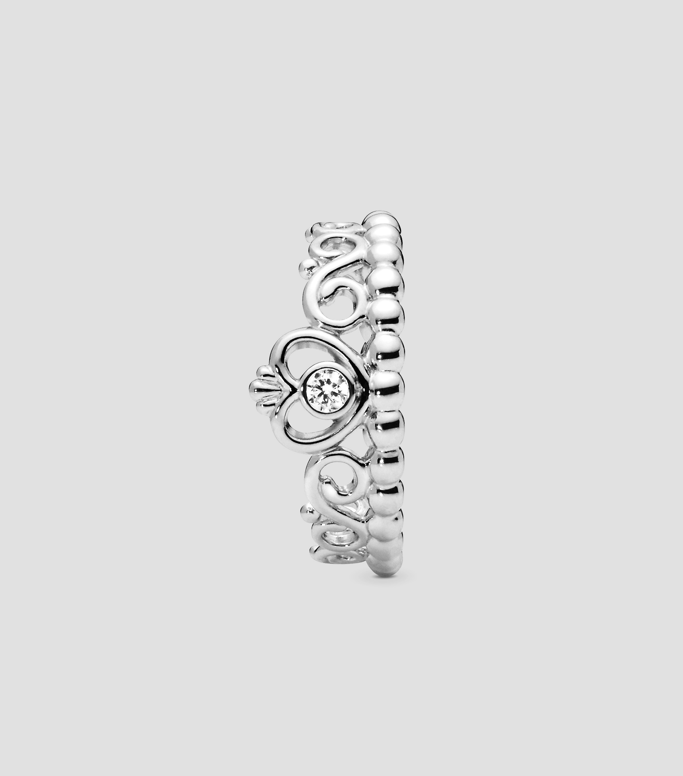 Anillo en plata Princesa Corona de Tiara Mujer Talla: 48