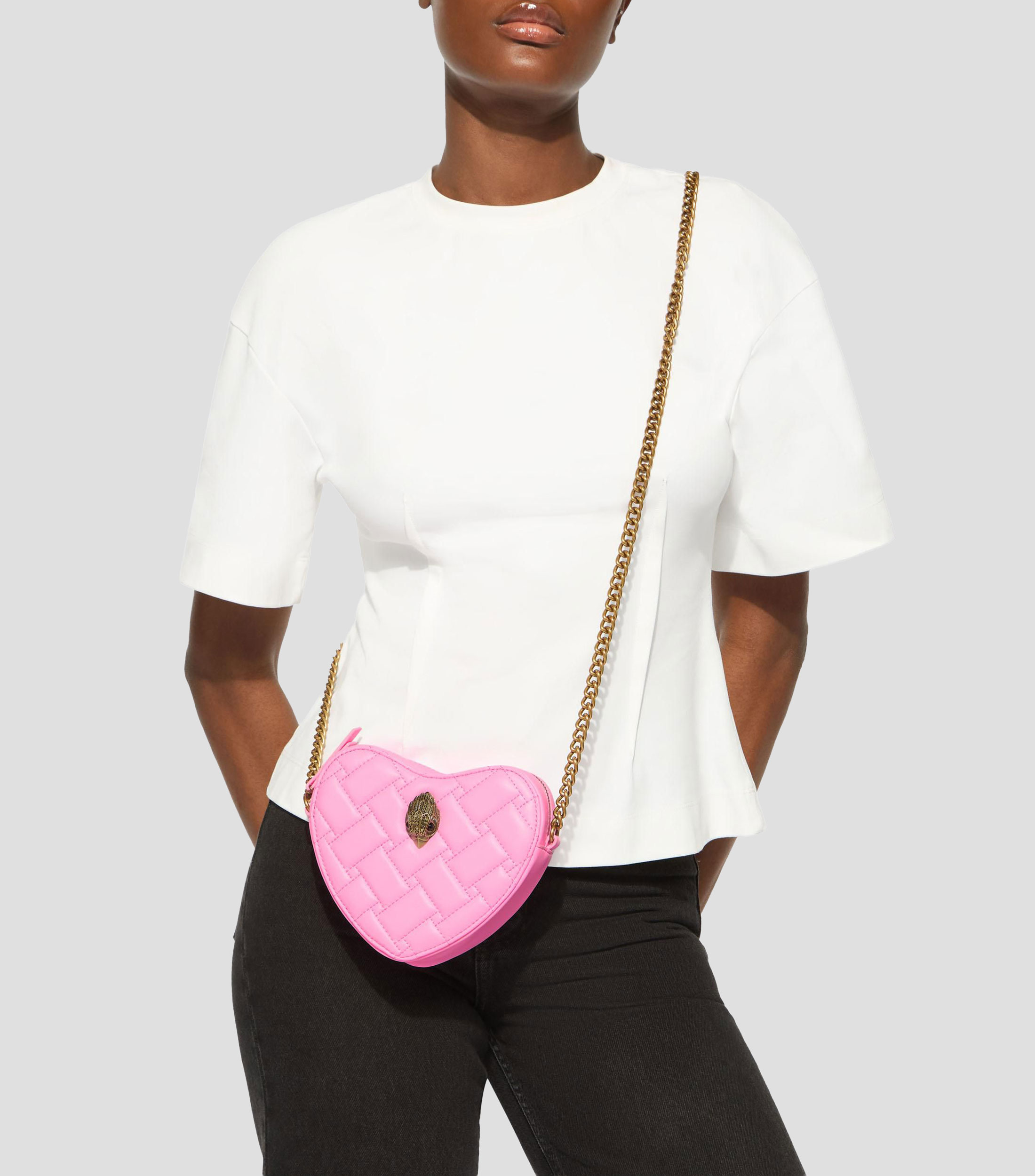 Bolsa crossbody en piel Kensington Hearth lisa Mujer