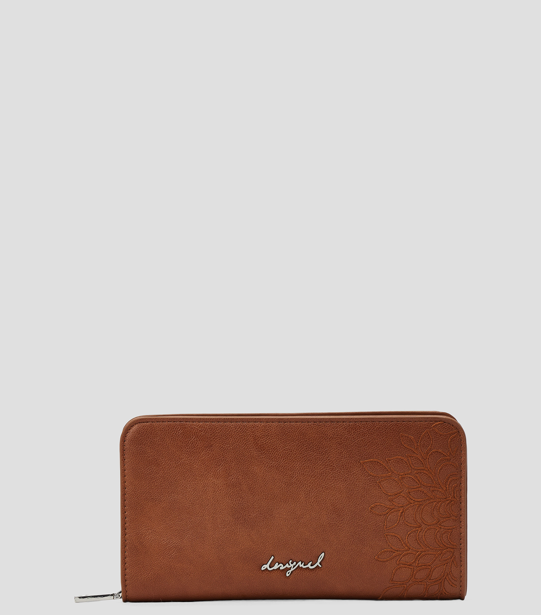 Cartera camel Sierra Fiona fantasía bordada Mujer