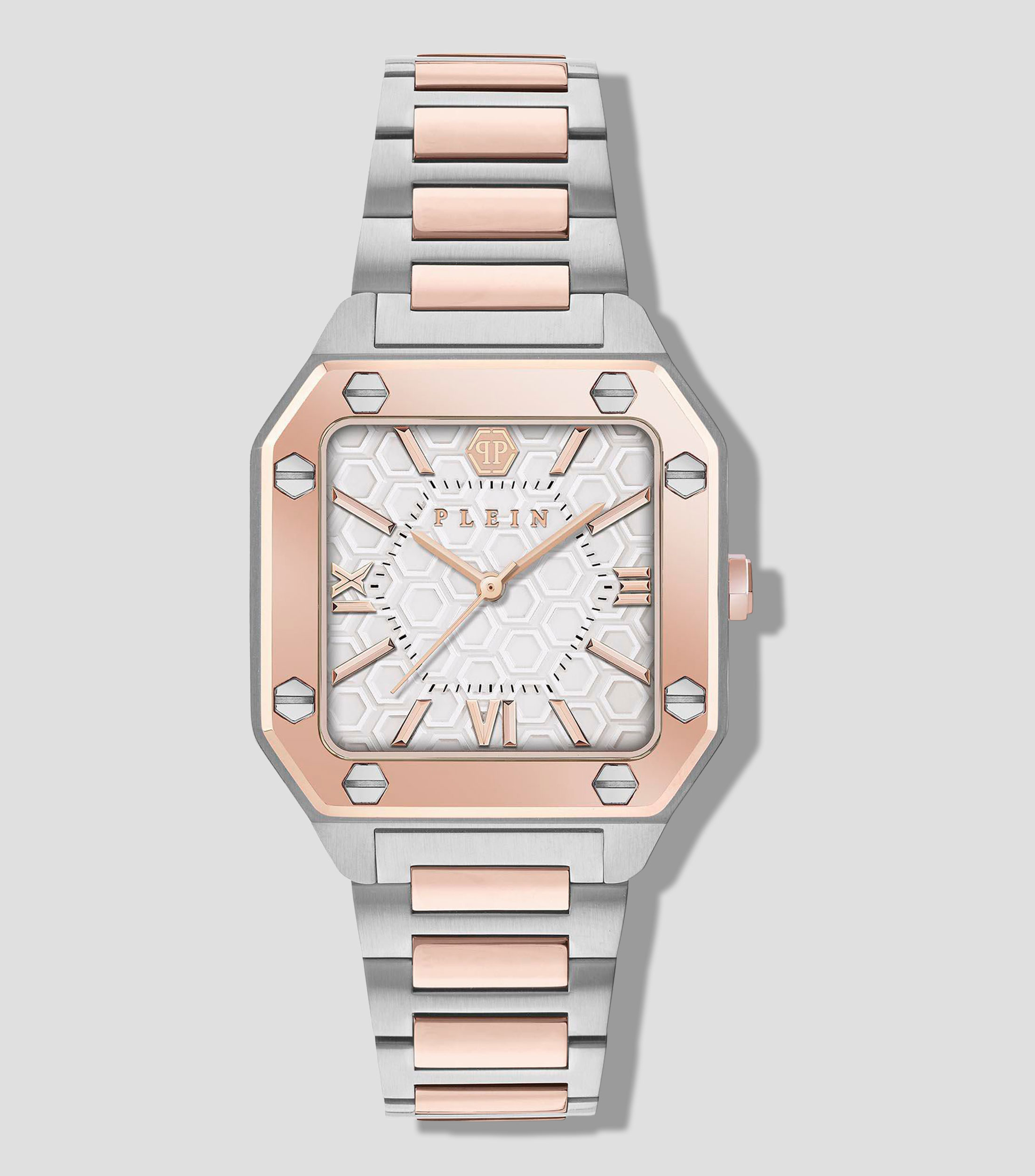 Reloj para Mujer Plein Edge casual, color oro rosa
