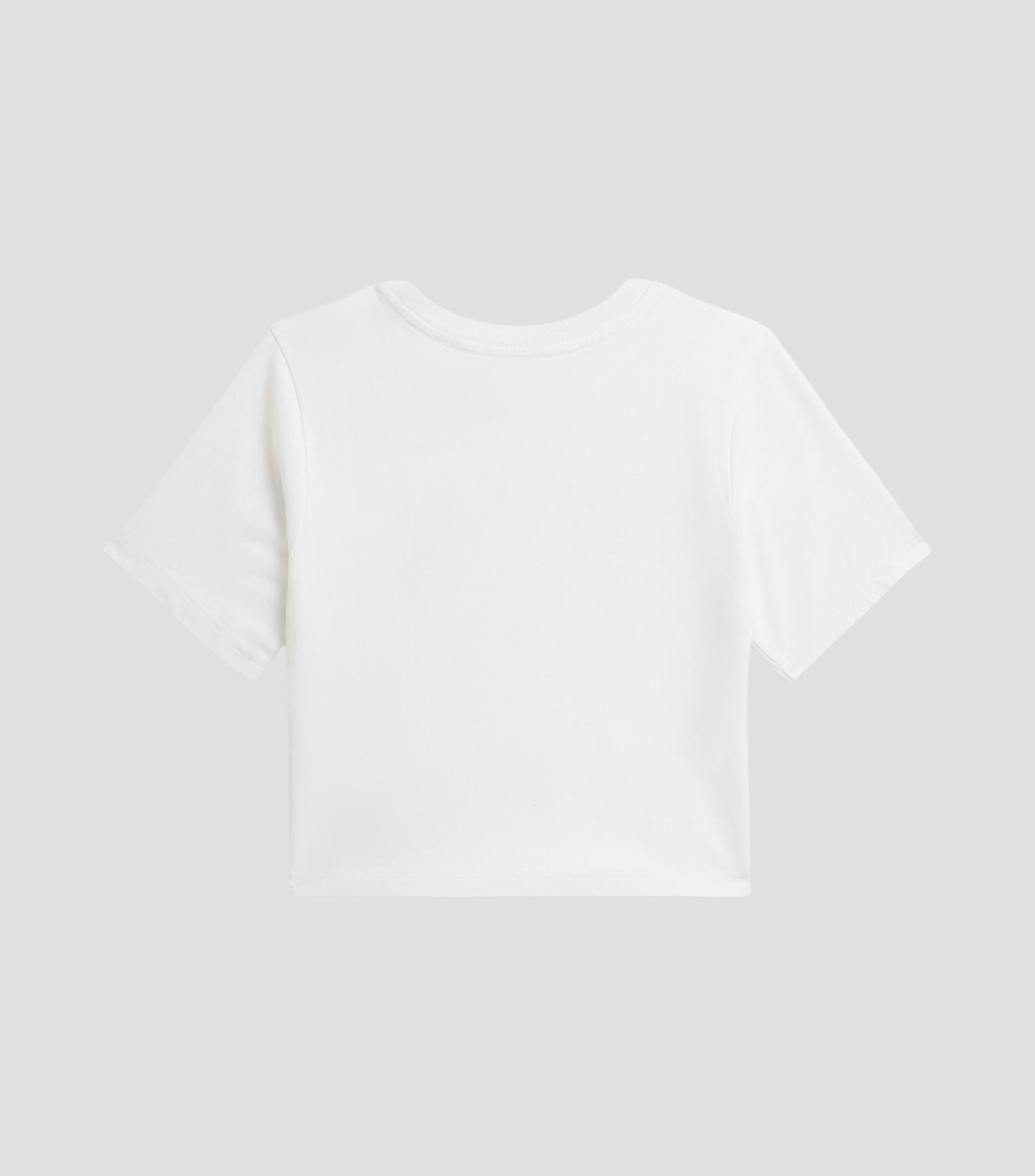 Playera cuello redondo manga corta estampada Niña