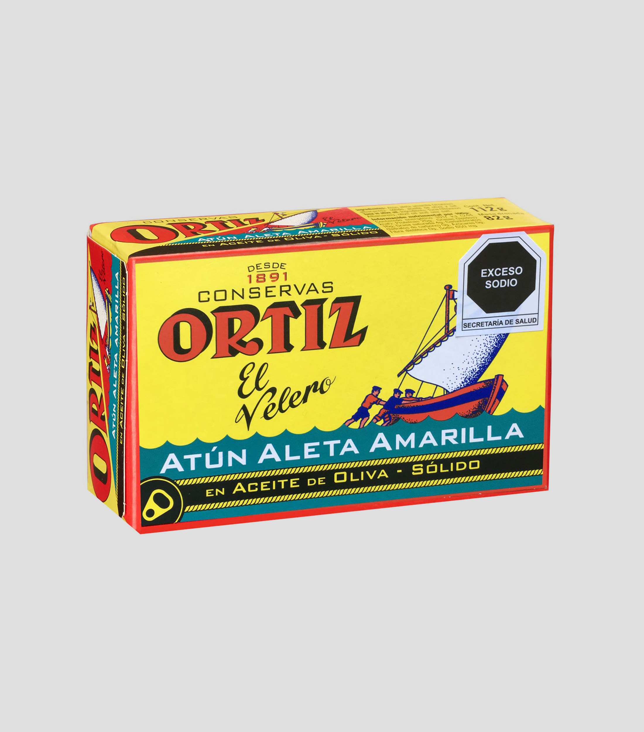 Atún Aleta Amarilla en Aceite de Oliva, 112 gr