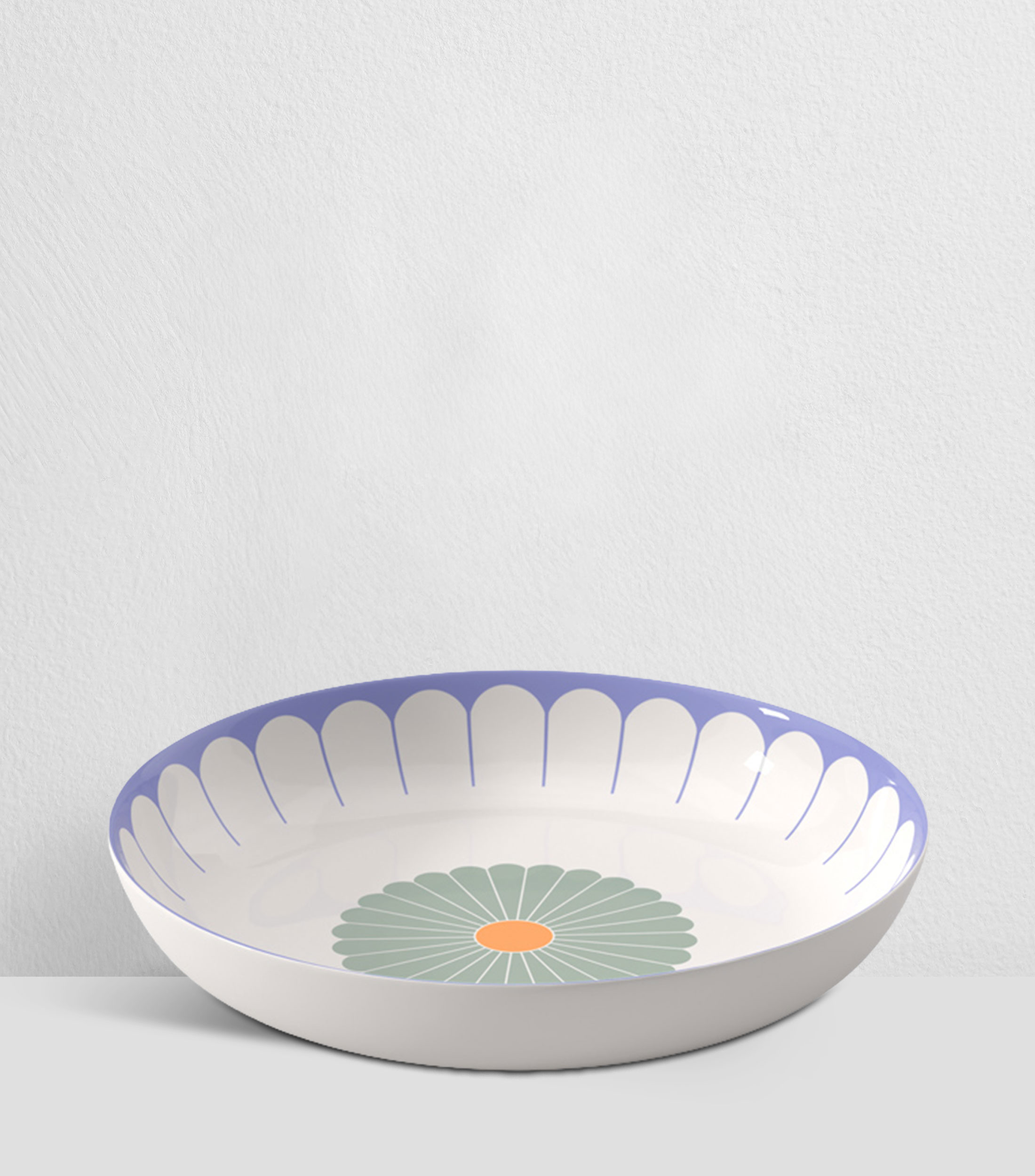 Platón Ensaladera 38 cm Fleur Couleur