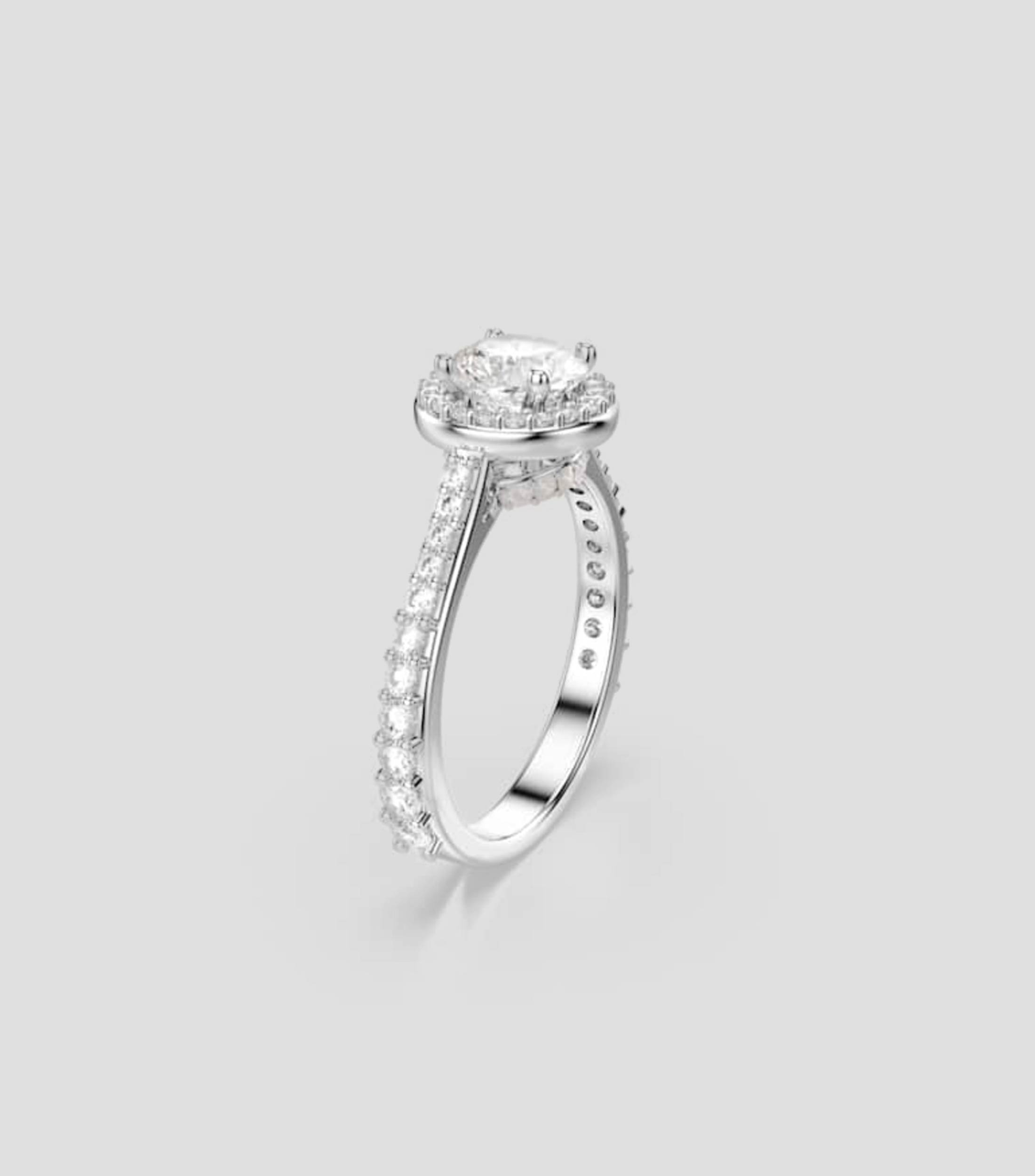 Anillo de coctel Una Angelic con cristales Unisex
