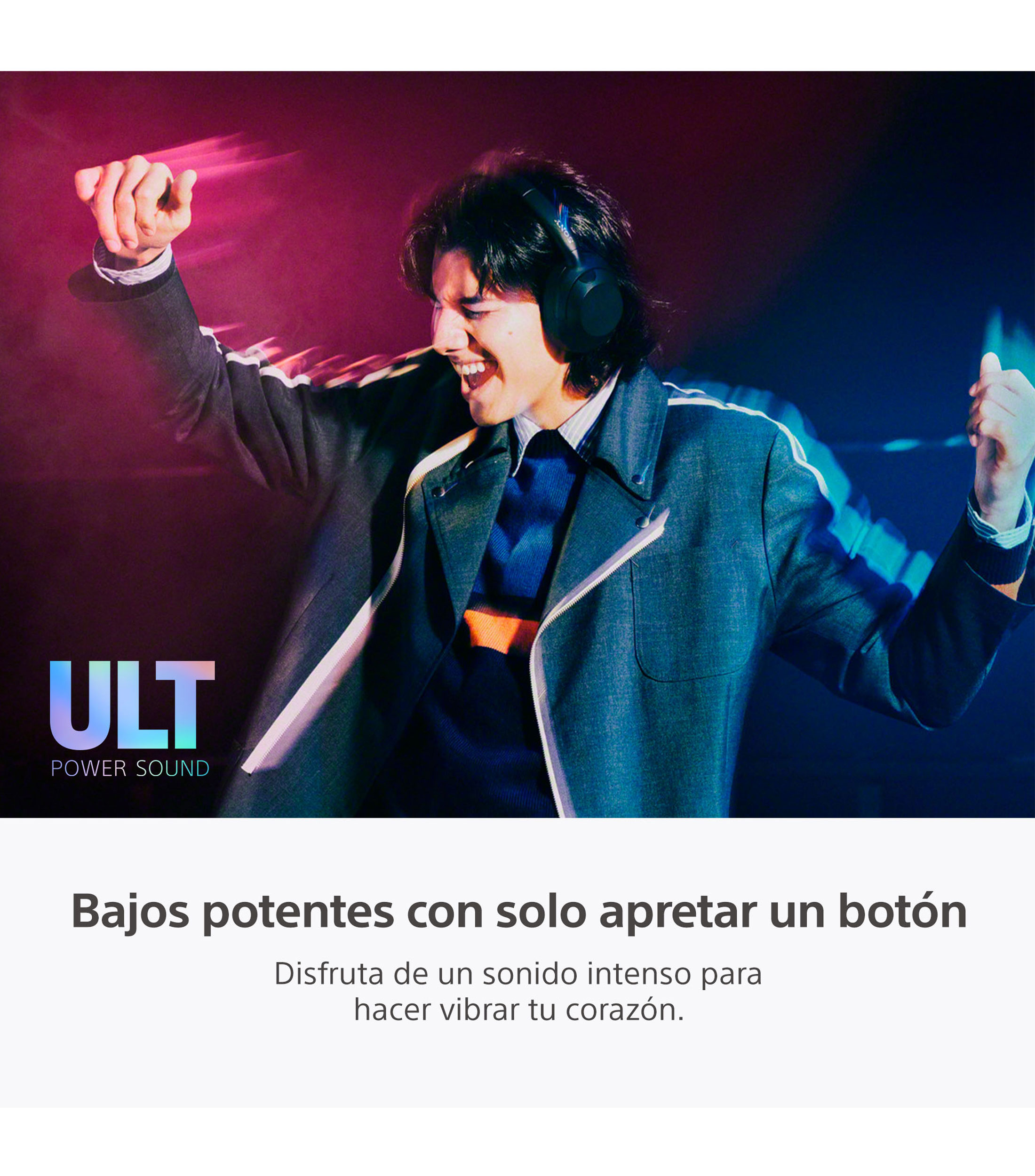 Audifonos Inalambricos Bluetooth Sony ULT Wear Negro
