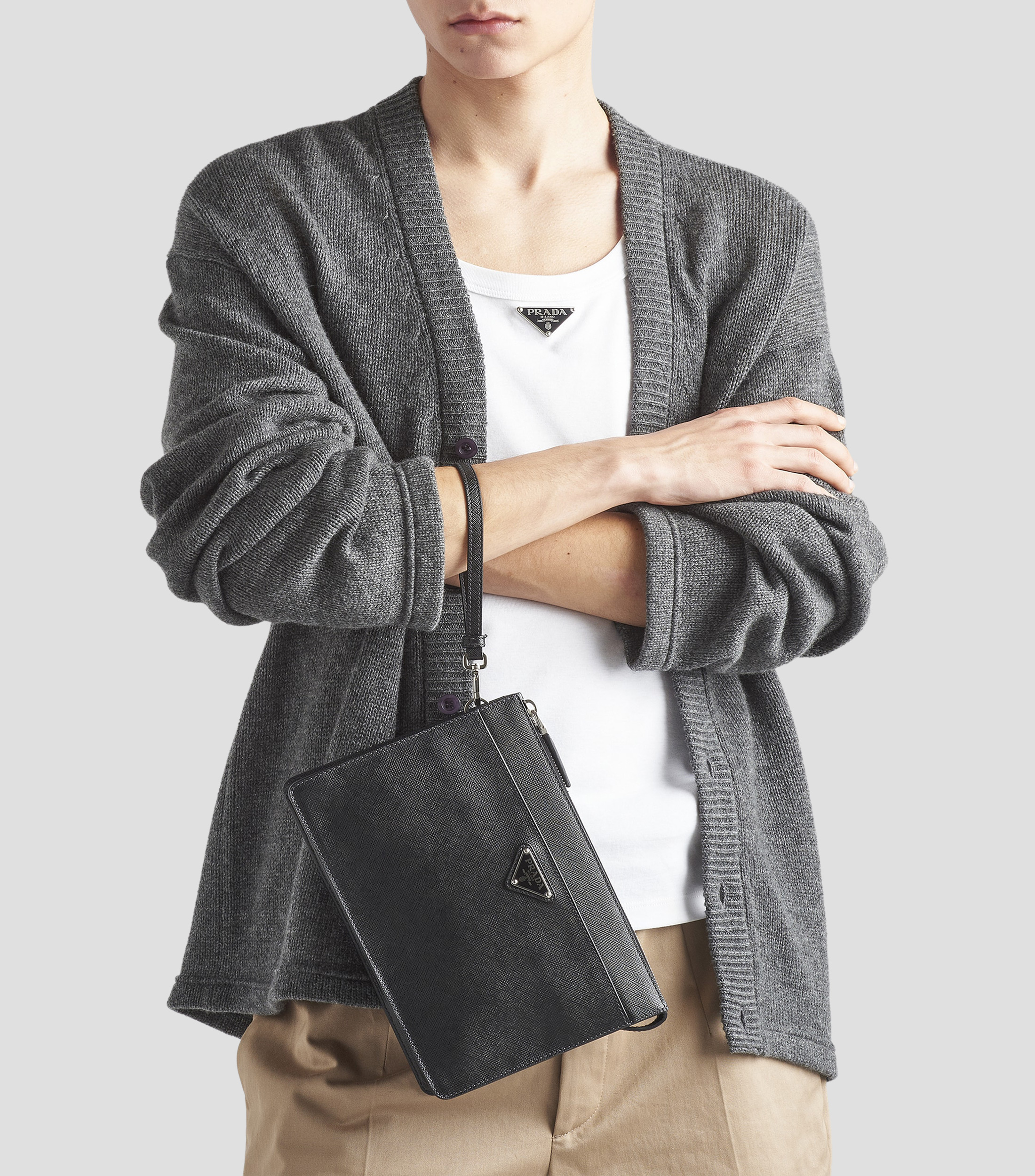 Bolso de piel Saffiano