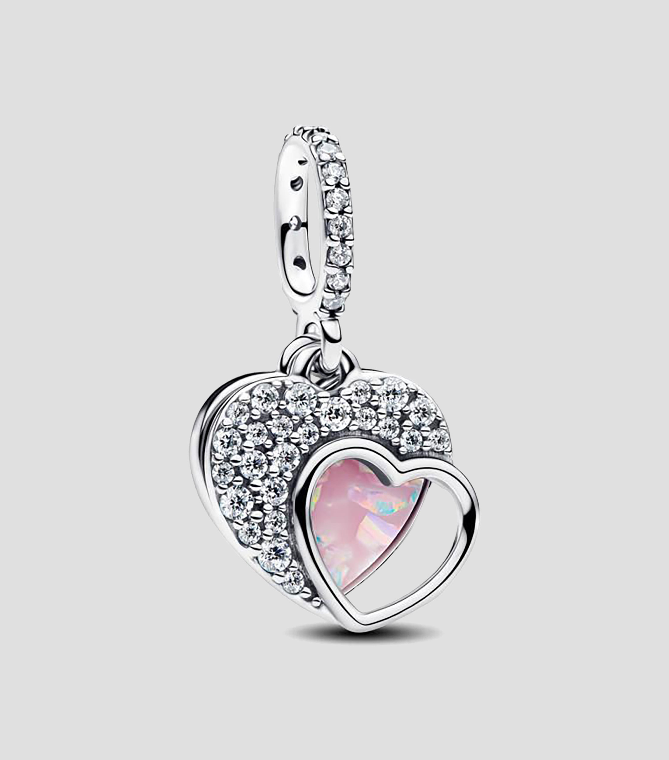 Charm en plata esterlina Corazón Mujer
