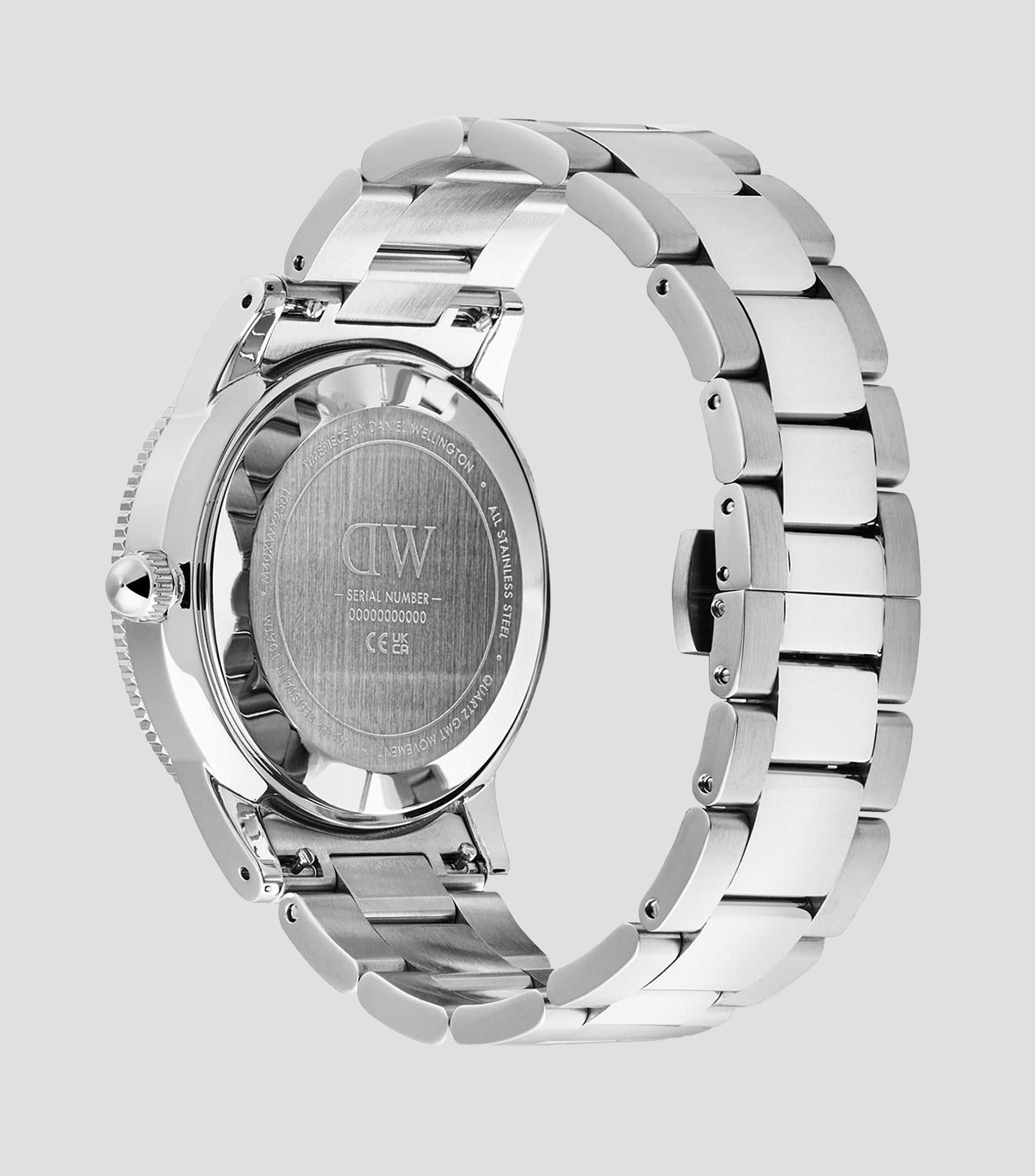 Reloj para hombre Iconic GMT casual, negro