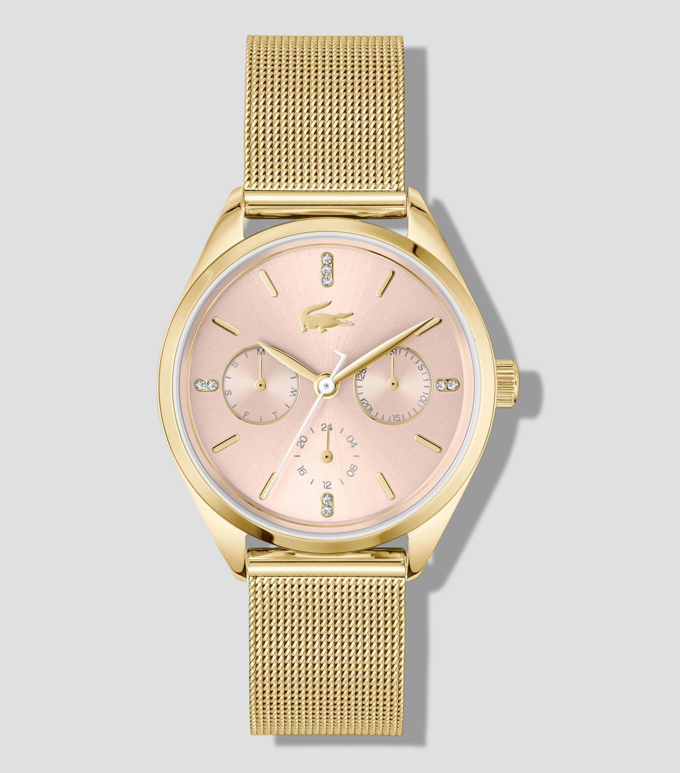 Reloj para Mujer Atena Casual Rosa, Dorado