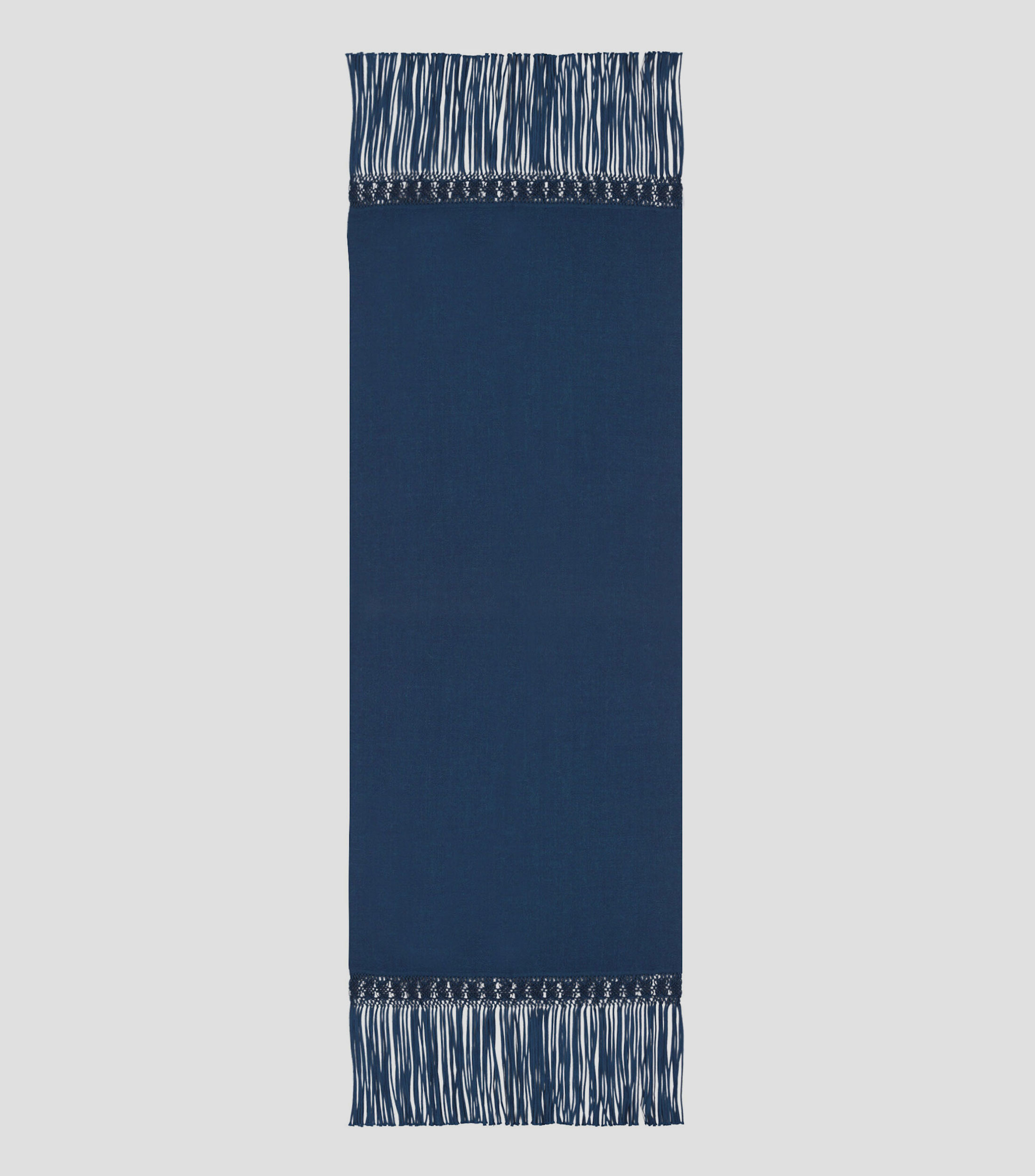 Chalina azul marino lisa Mujer