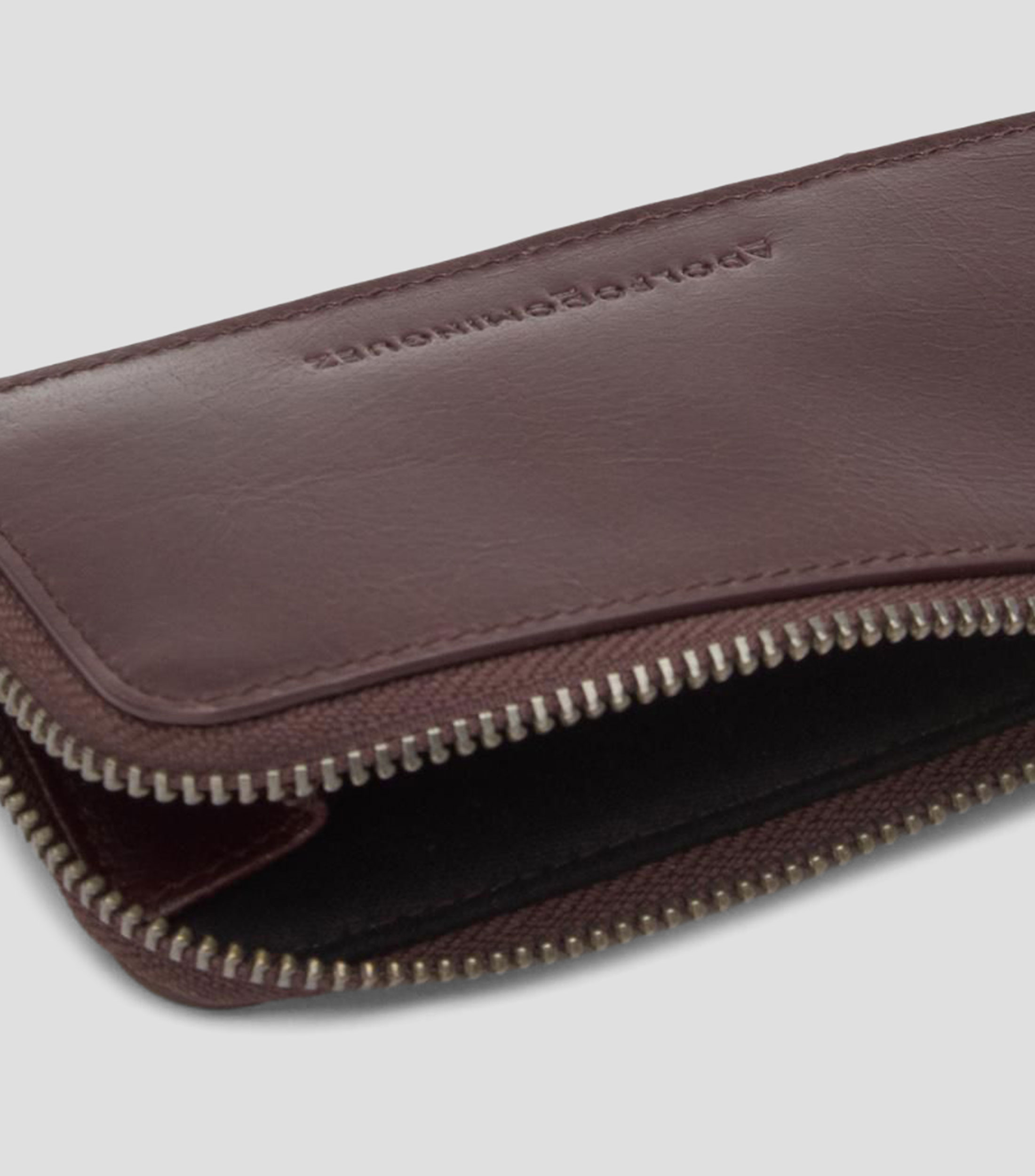 Cartera en piel lisa Mujer