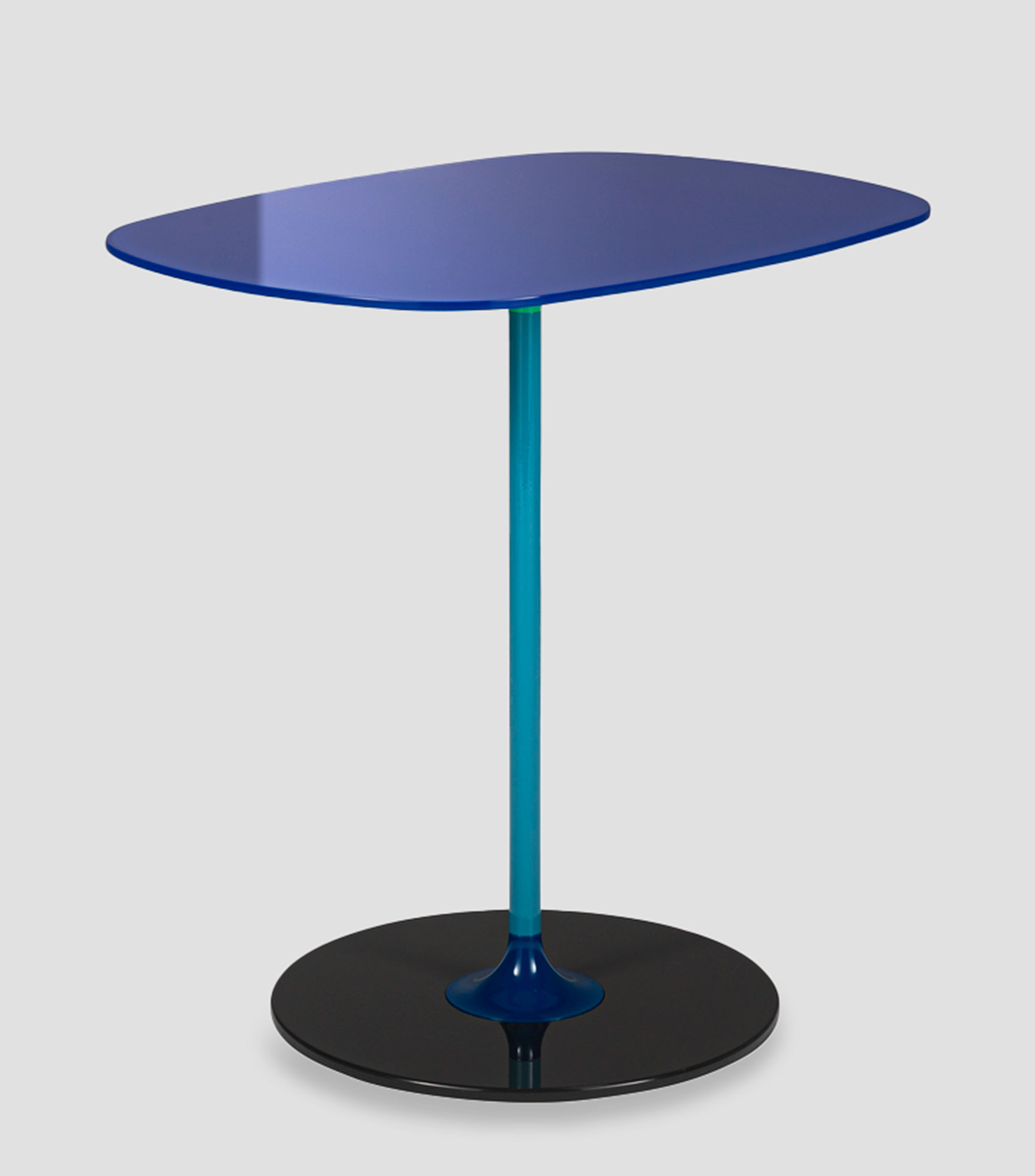 Mesa Lateral Thierry en metal azul