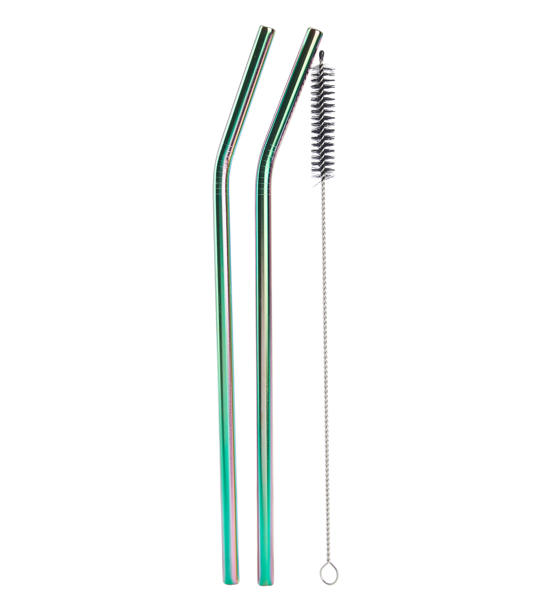 Set 2 Popotes acero inoxidable