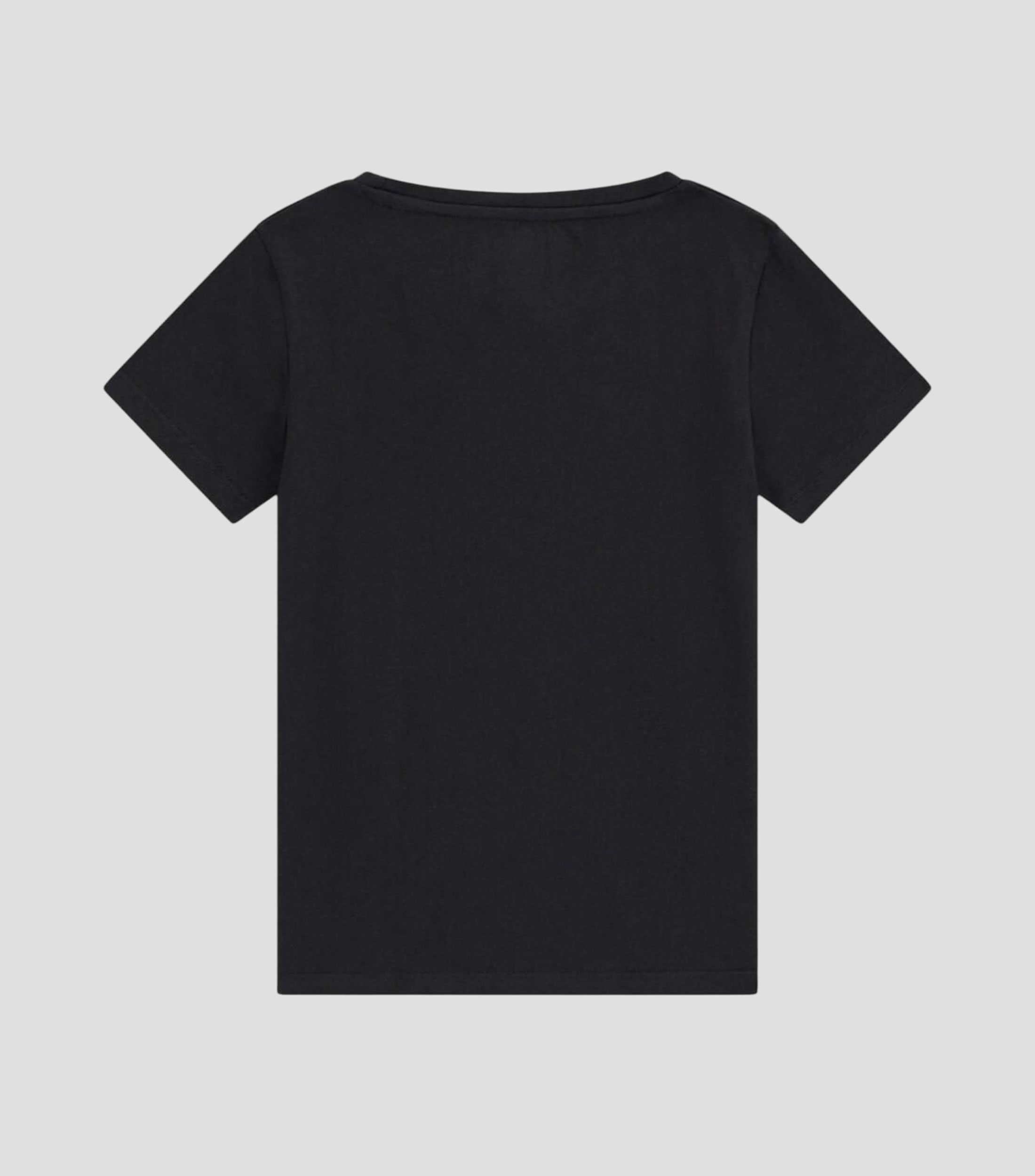 Playera cuello redondo manga corta estampada Niña