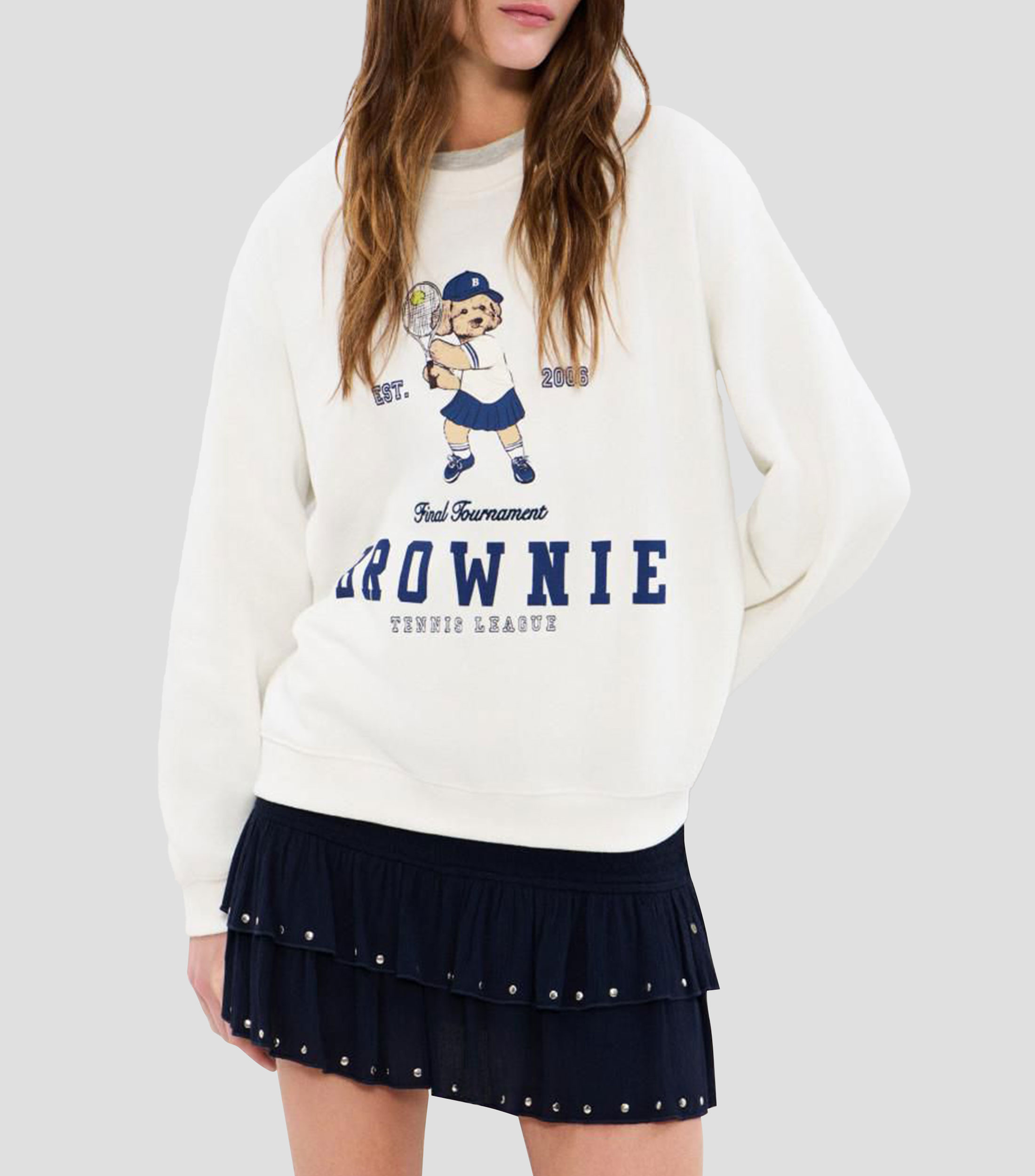 Sudadera con estampado Mujer