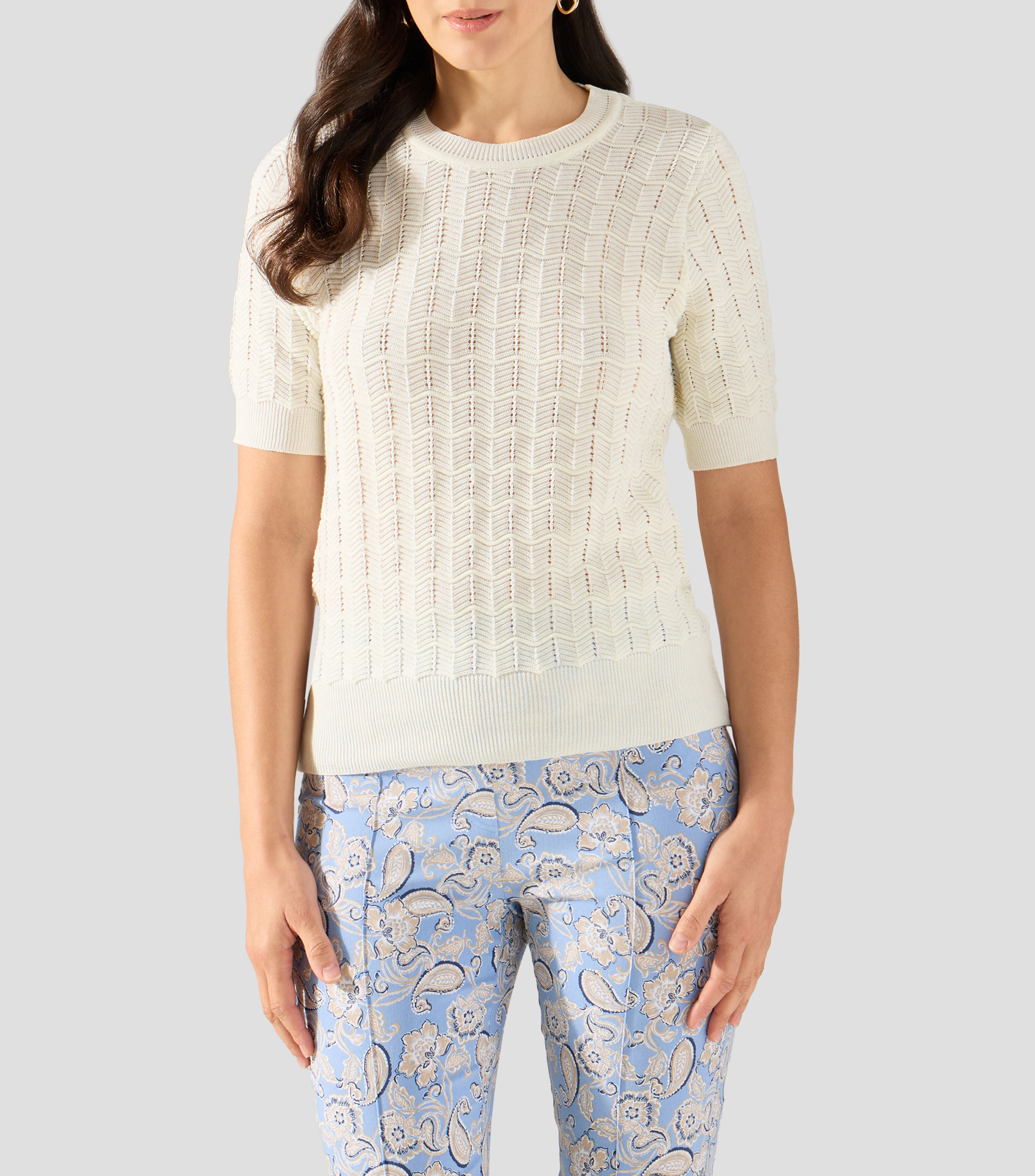 Suéter cuello redondo Mujer