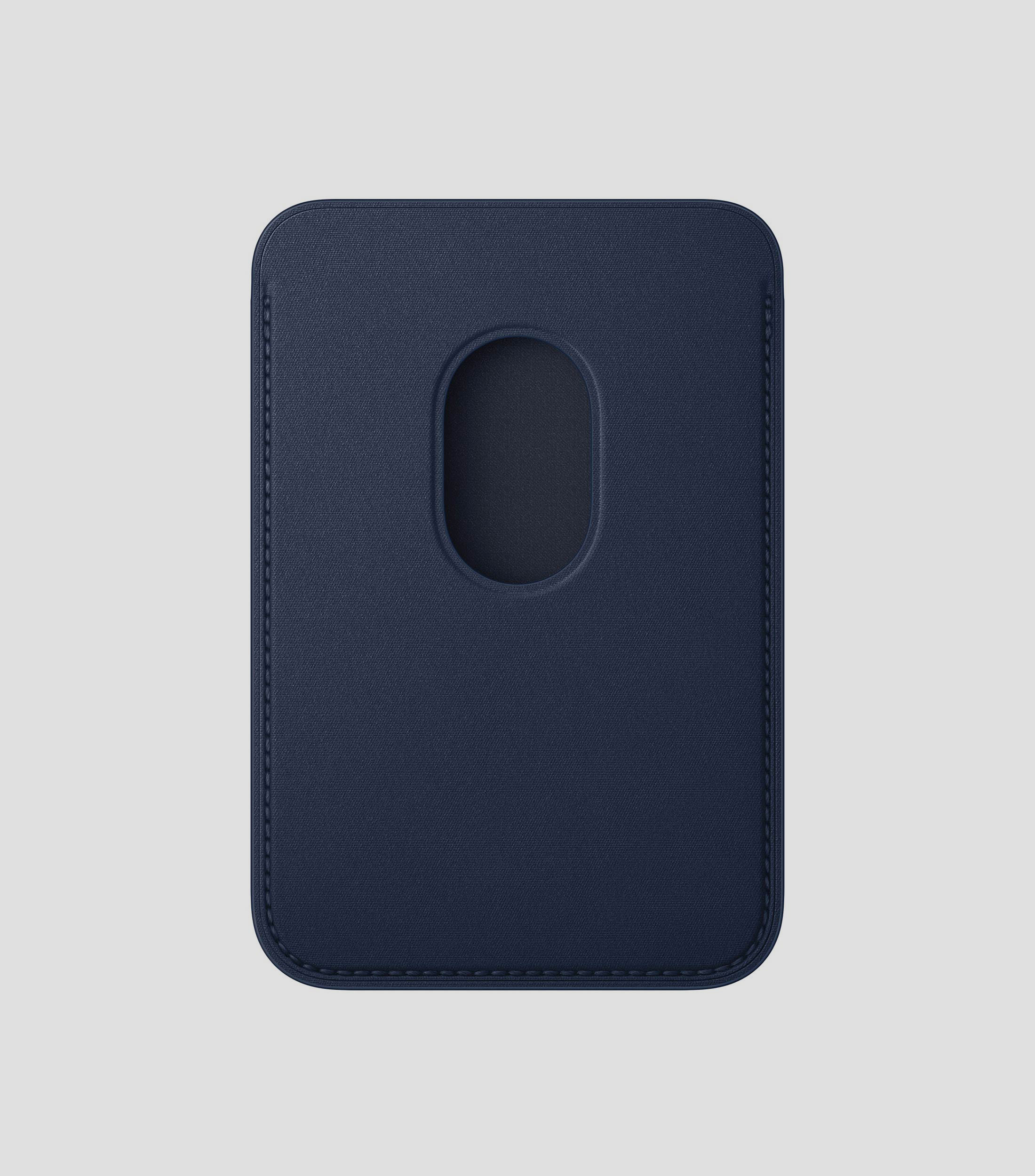 Cartera de FineWoven con MagSafe para iPhone Azul