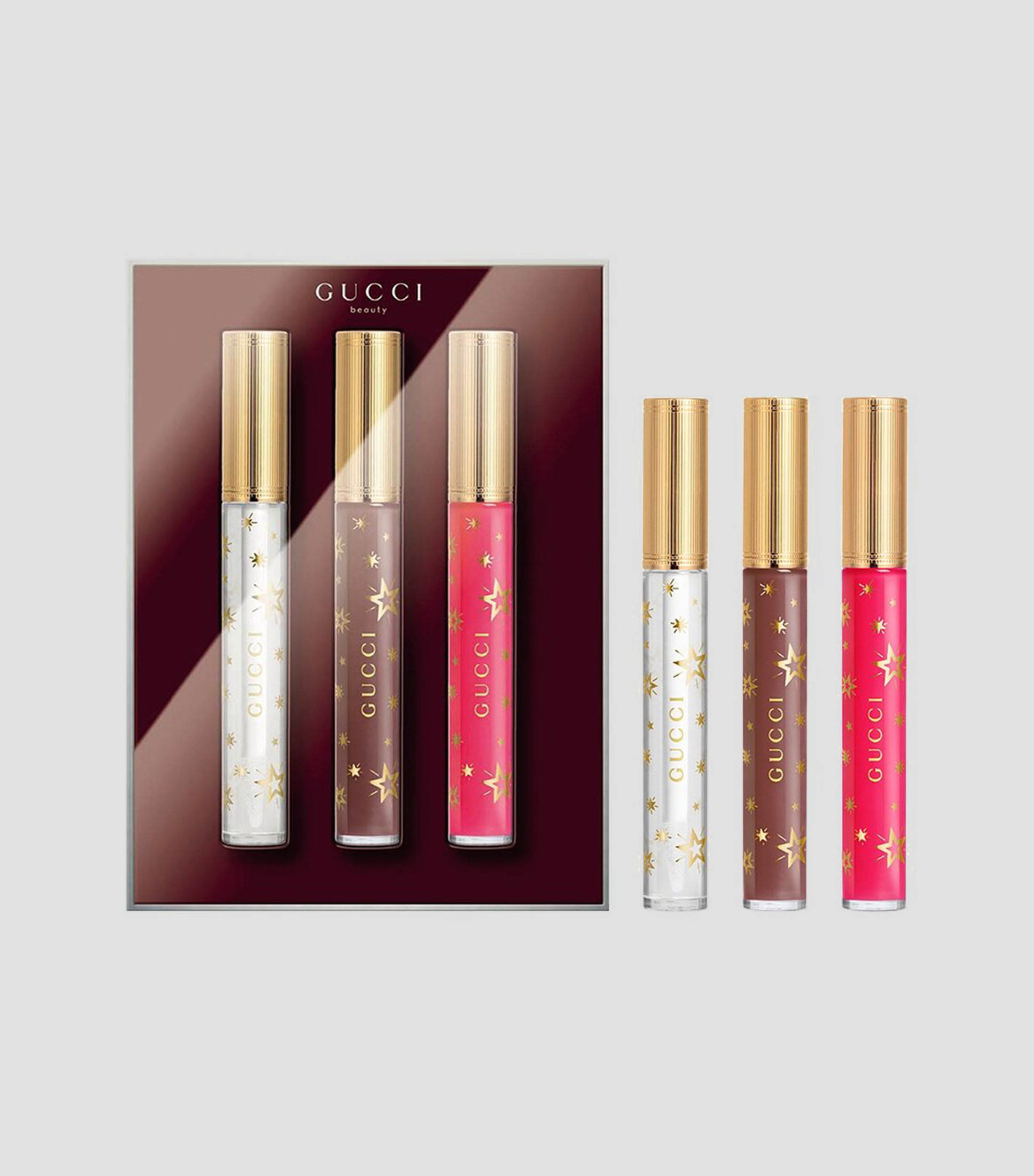 Set Trio Mini Lip Gloss a Levres Unisex