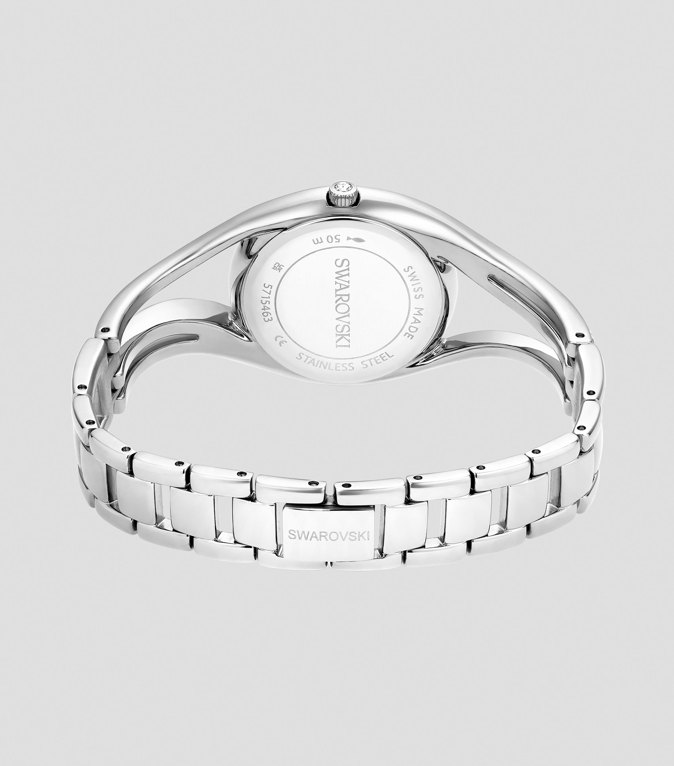 Reloj para mujer Hyperbola Bangle De vestir, Plateado