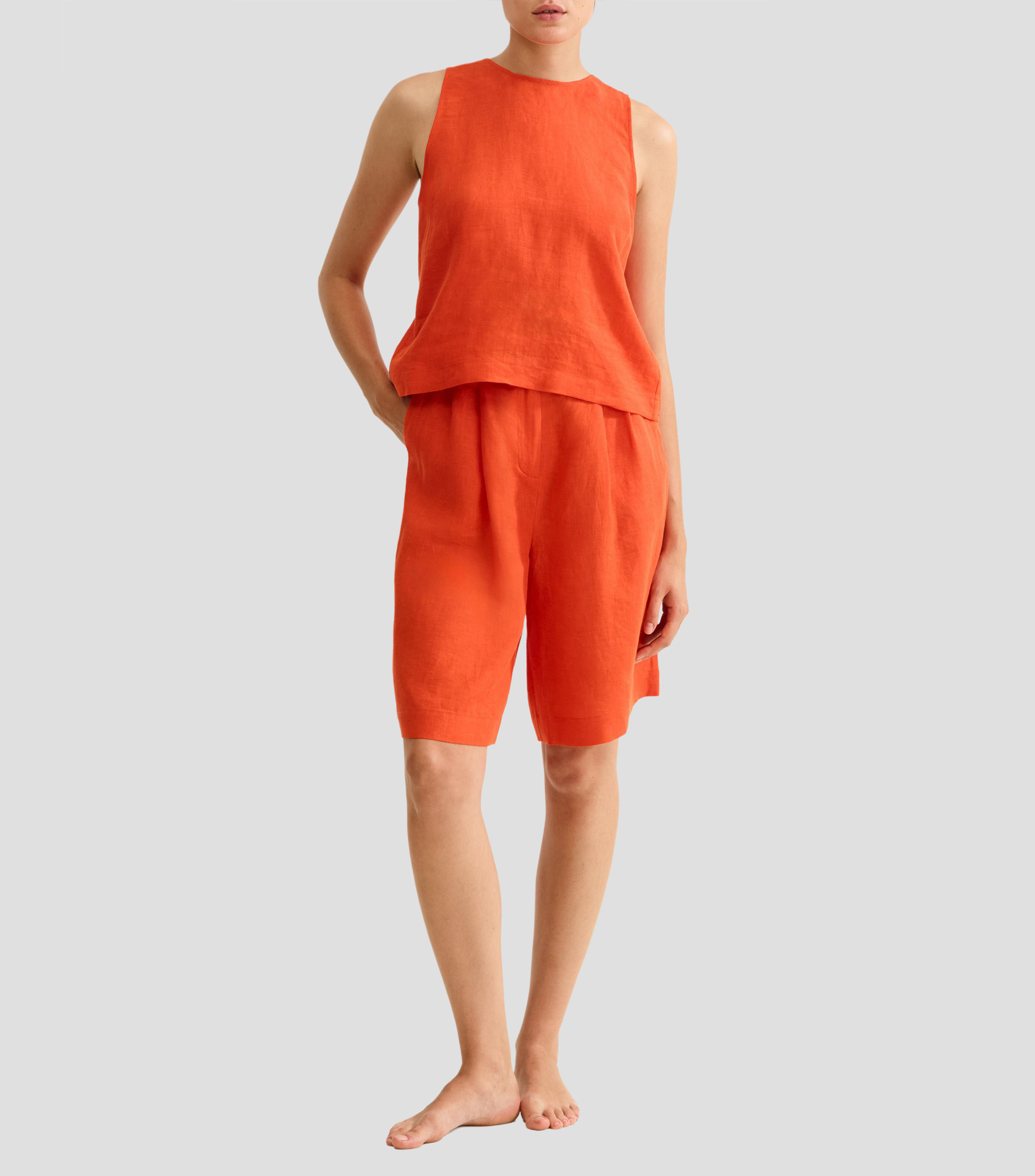 Camisa lisa manga corta Ravie Mujer