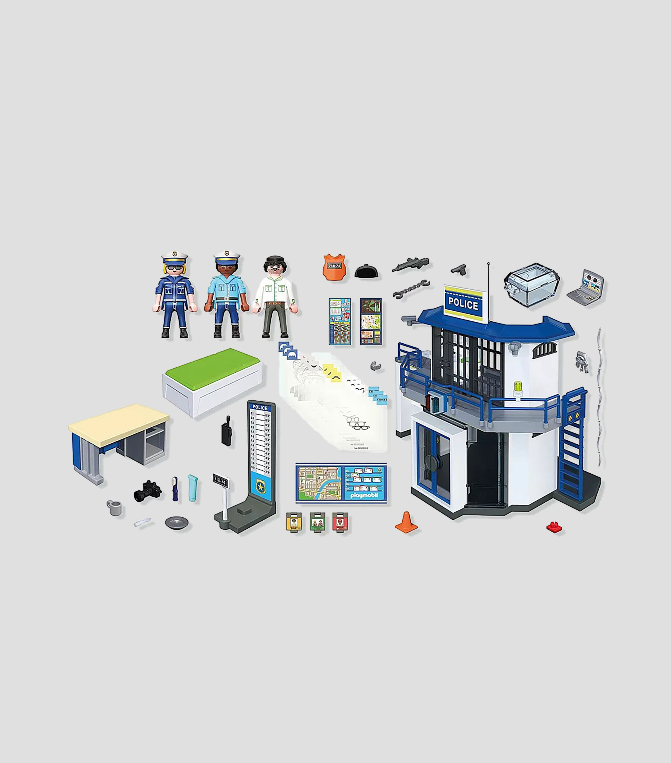 Playset Comisaría con sala de investigación