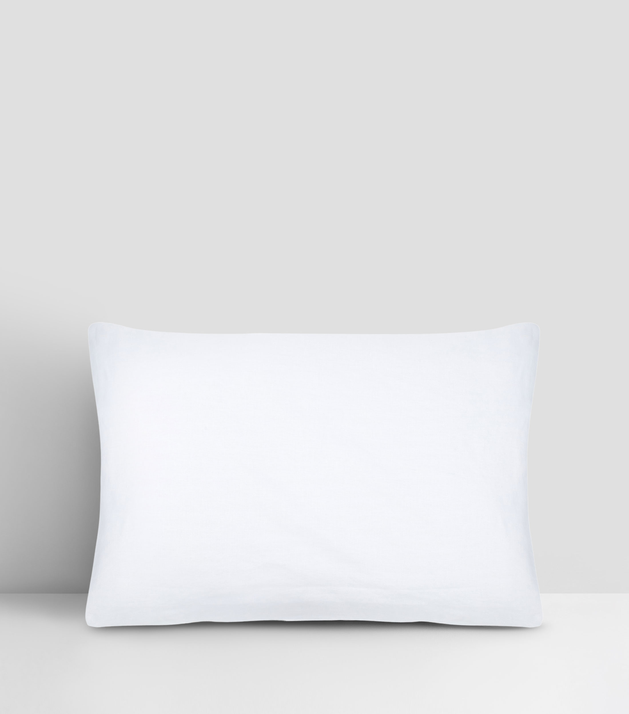 Funda Decorativa Lino, Algodon Individual Blanca