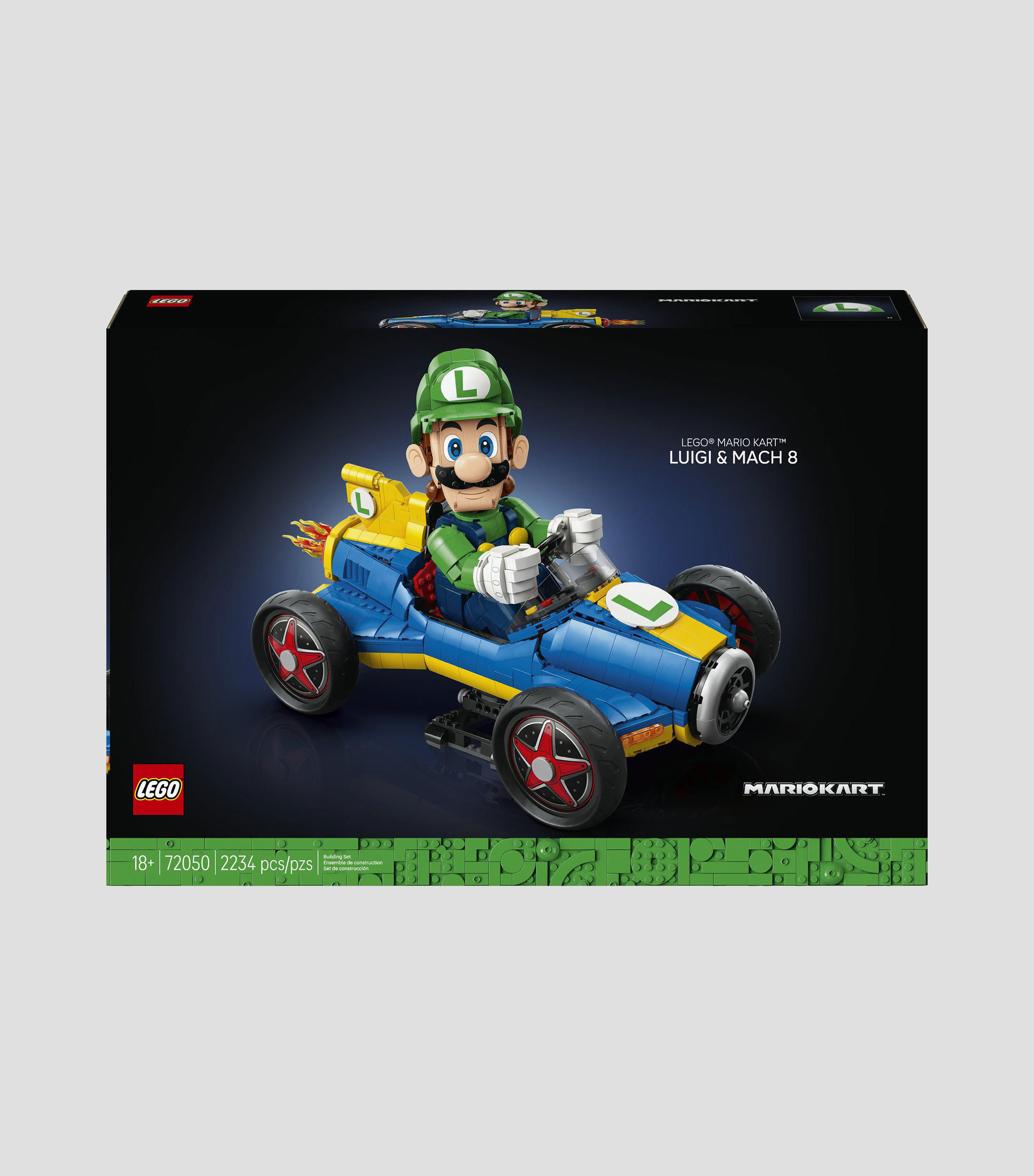 Lego Super Mario Kart Luigi y Mach 8 72050