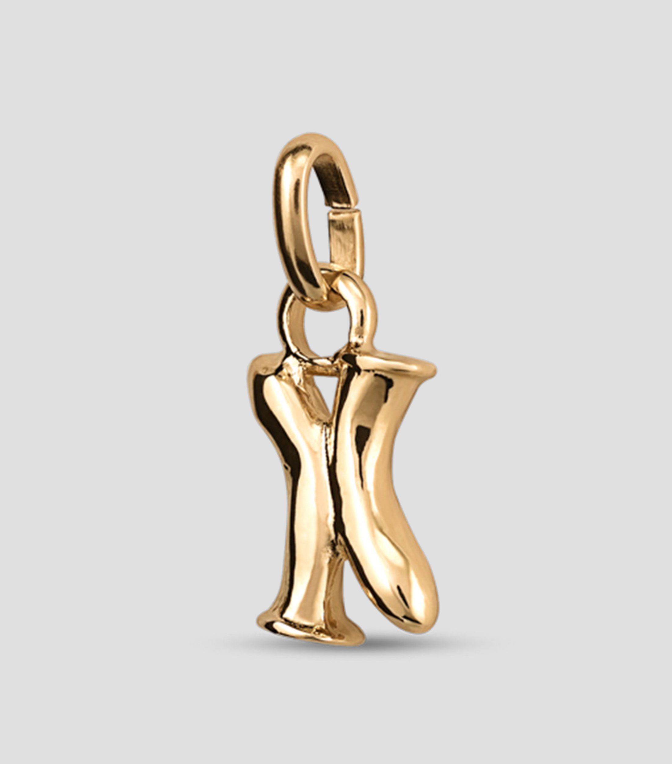 Charm letra X con argolla Mujer
