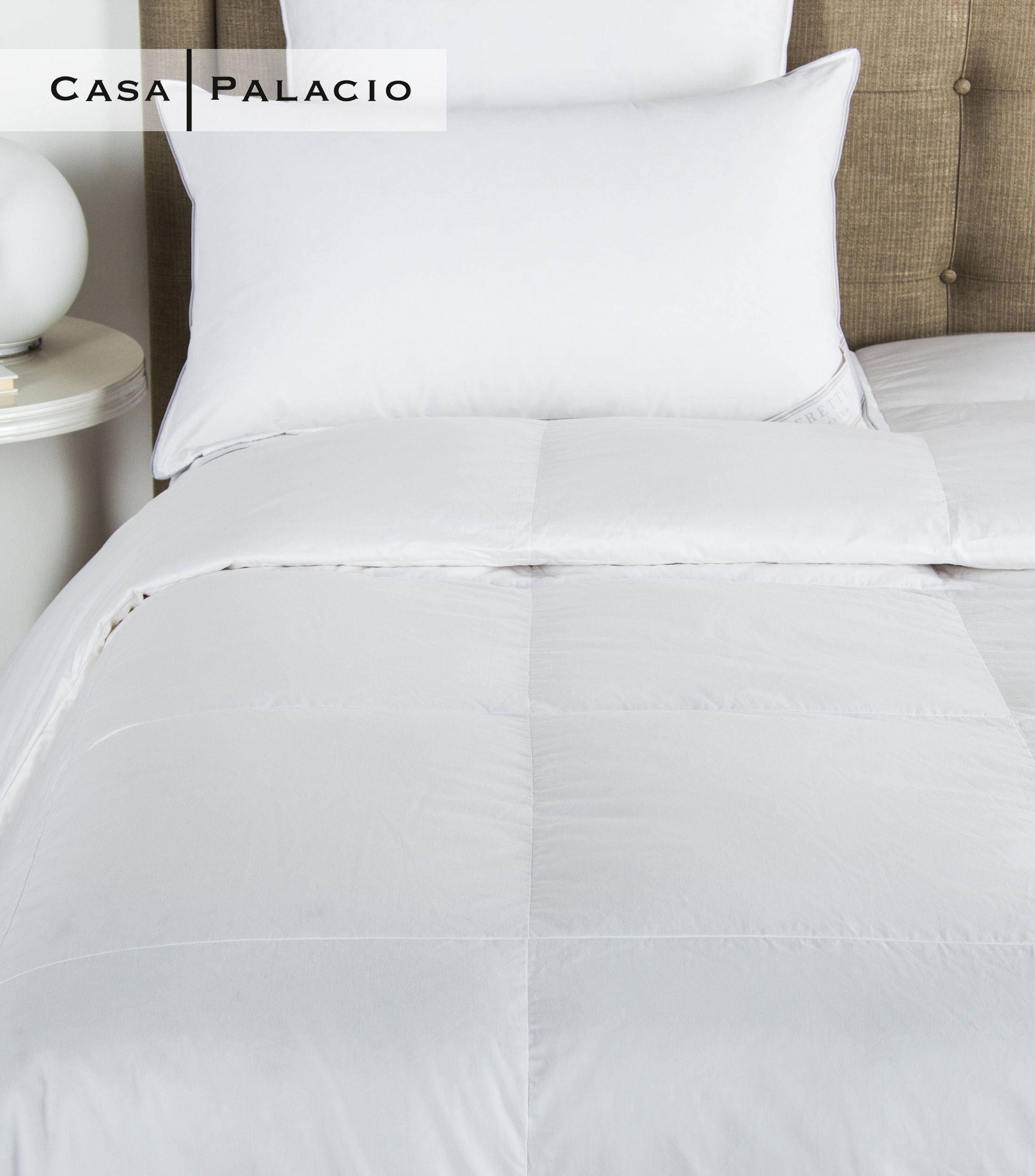 Funda para duvet Queen Size en algodon Cortina Blanca